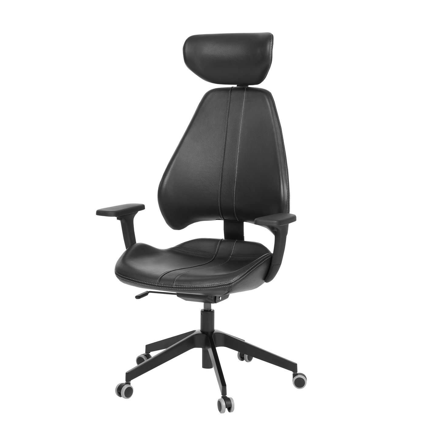 IKEA GRUPPSPEL gamingstol, grann svart, stol för gaming
