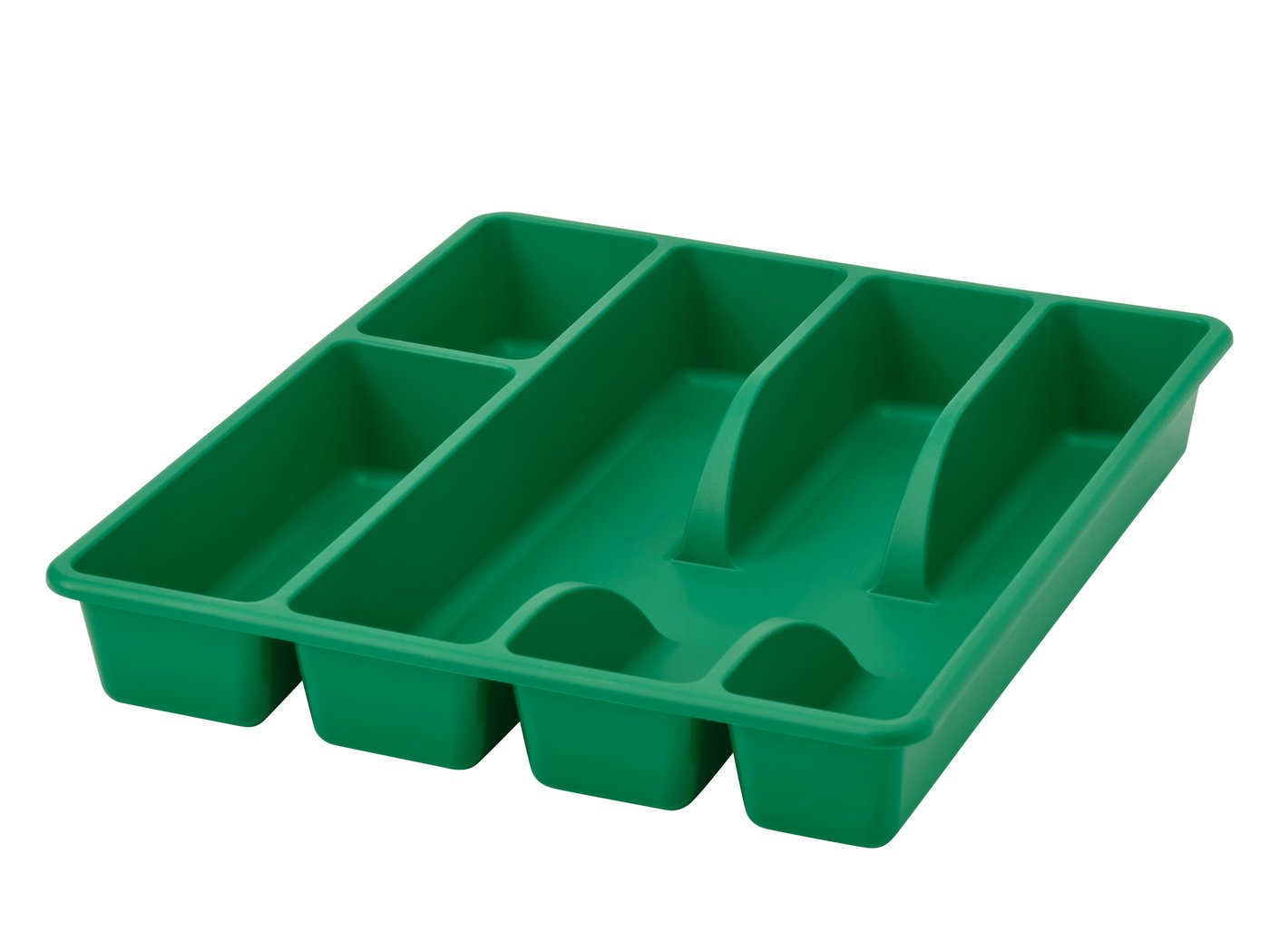 IKEA SMÄCKER besticklåda, klargrön, 31x26 cm