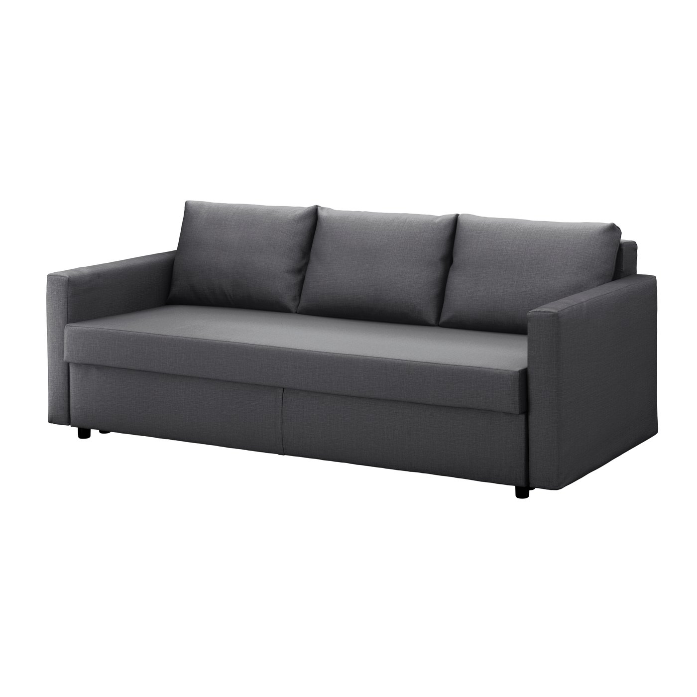 IKEA FRIHETEN 3-sits bäddsoffa, skiftebo mörkgrå