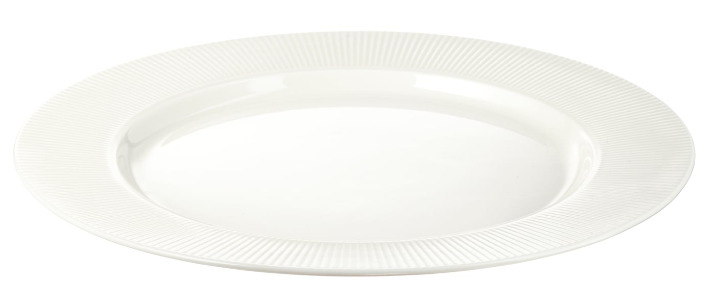IKEA OFANTLIGT tallrik, vit, 28 cm