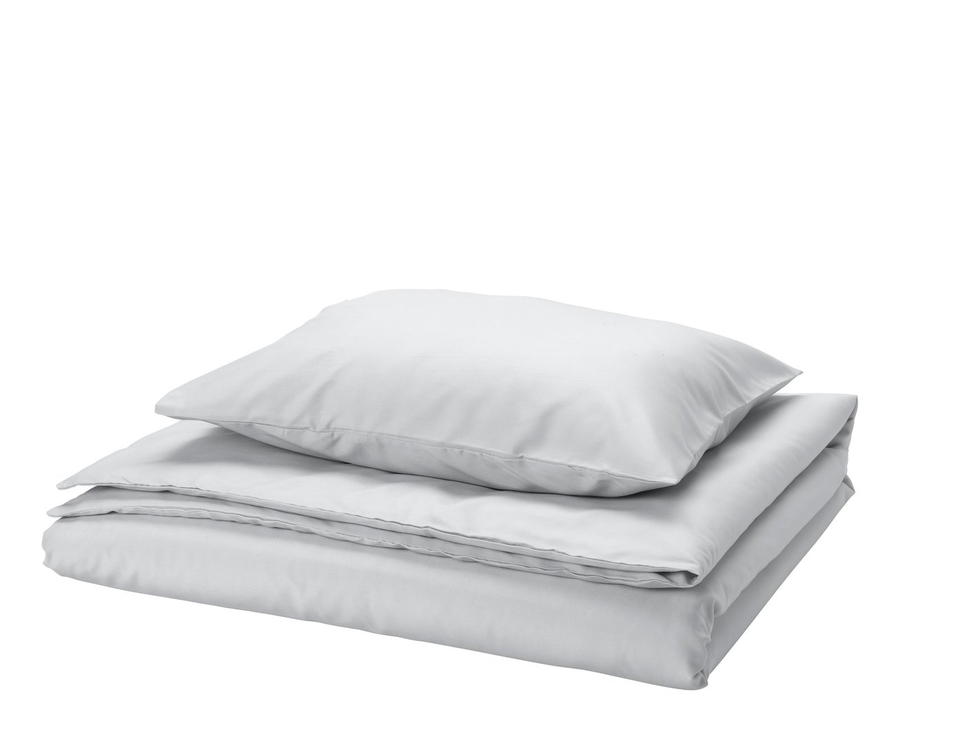 IKEA PILTANDVINGE påslakan 1 örngott, grå, 150x200/50x60 cm