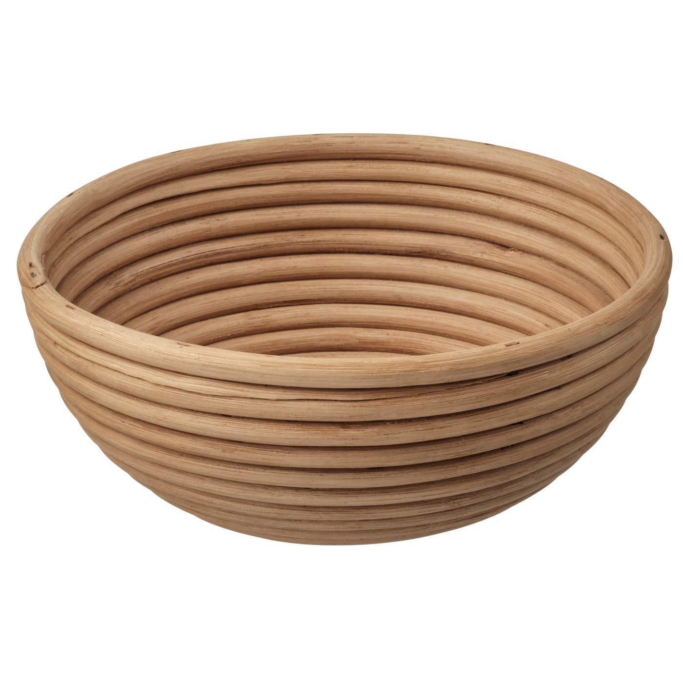 IKEA BANDSLÄTTING jäsnings-/brödkorg, rotting, 22 cm