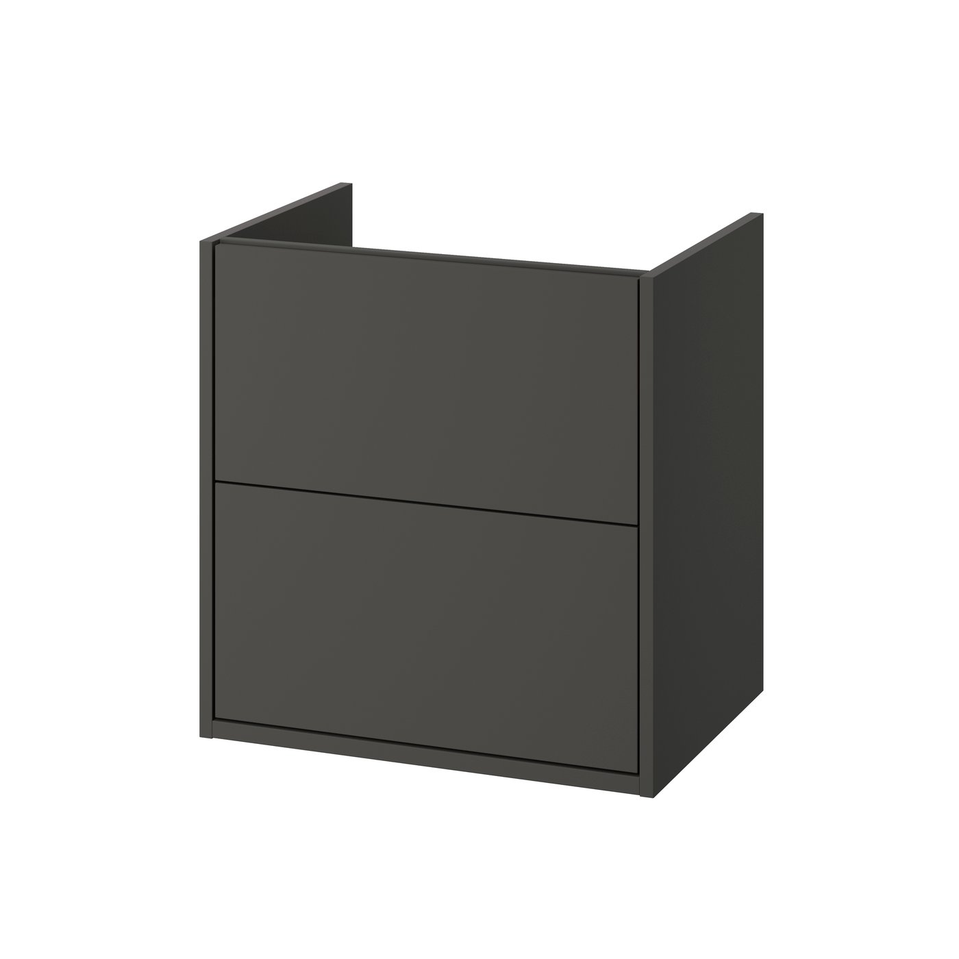 IKEA HAVBÄCK kommod med lådor, mörkgrå, 60x48x63 cm