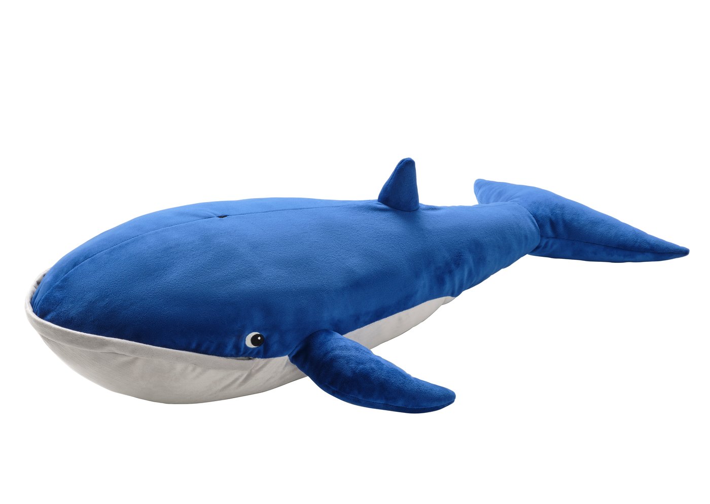 IKEA BLÅVINGAD mjukleksak, blåval, 100 cm