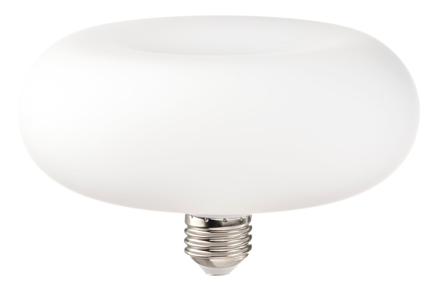 IKEA MOLNART LED ljuskälla E27 120 lumen, munkformad opalvit, 2400 K 150 mm