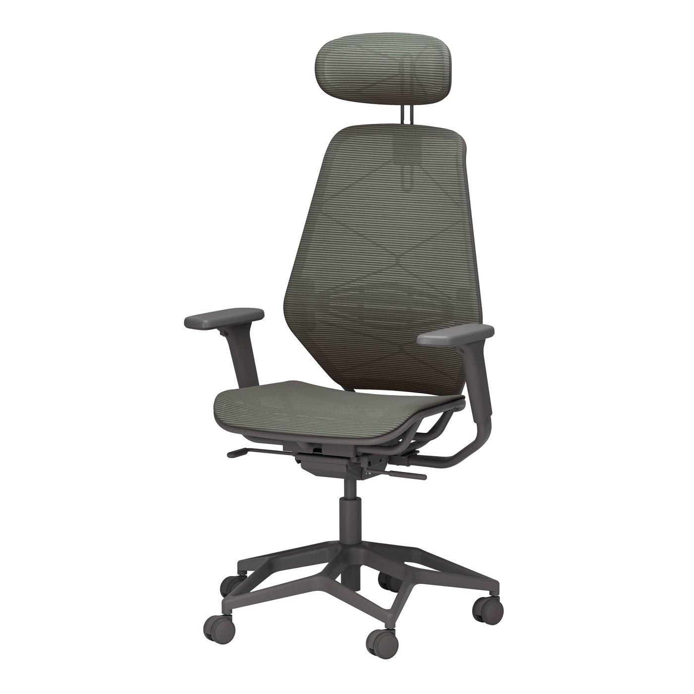 IKEA STYRSPEL gamingstol, mörkgrå/grå, stol för gaming