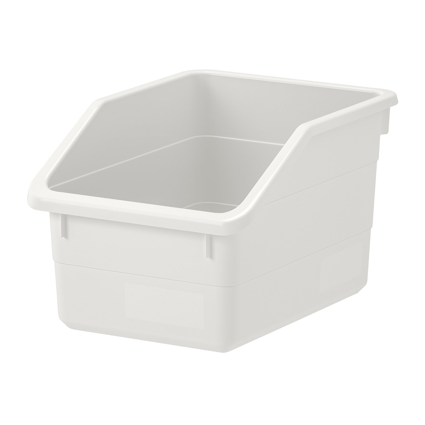 IKEA SOCKERBIT låda, vit, 19x26x15 cm