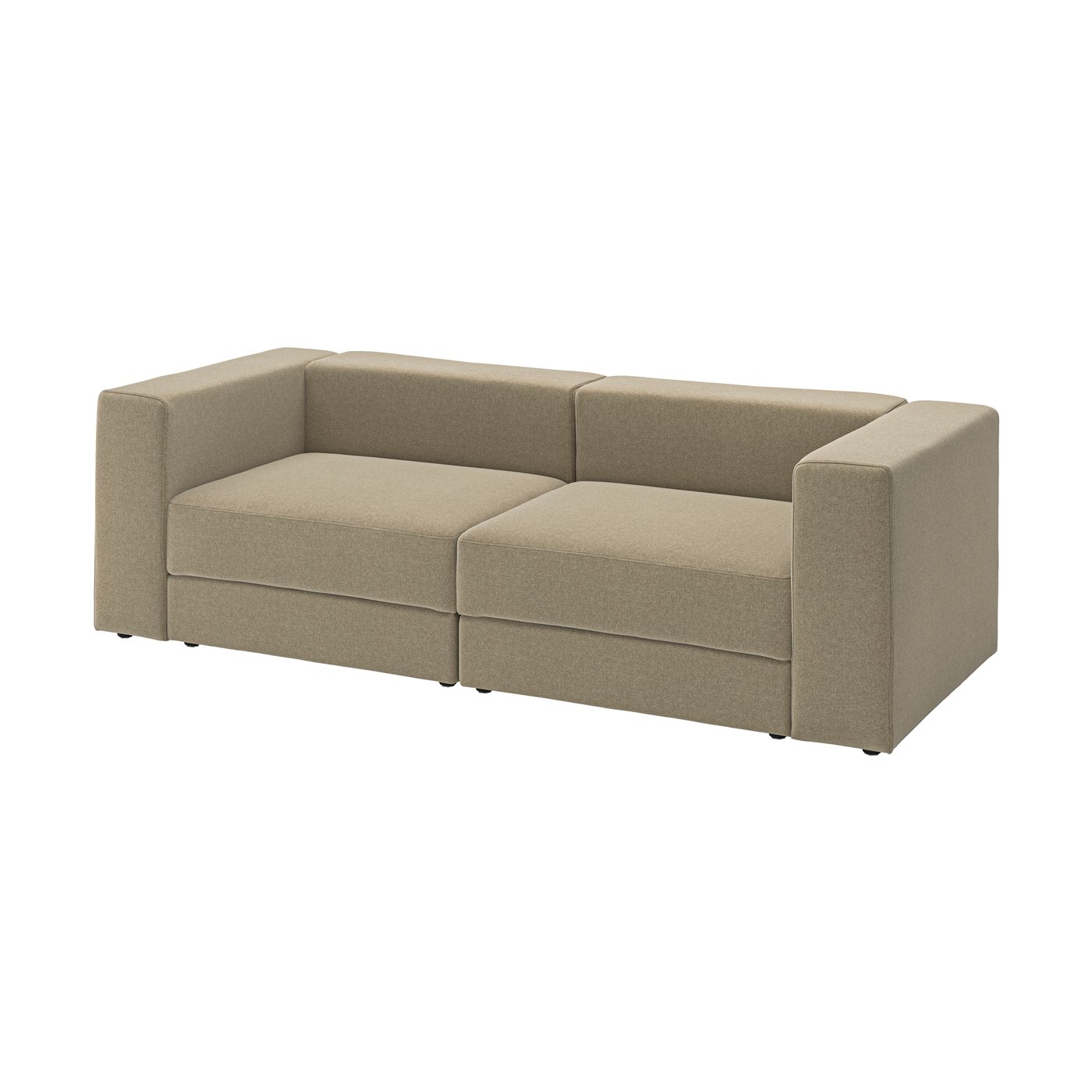 IKEA JÄTTEBO 3-sits modulsoffa, johanneshov brun-beige