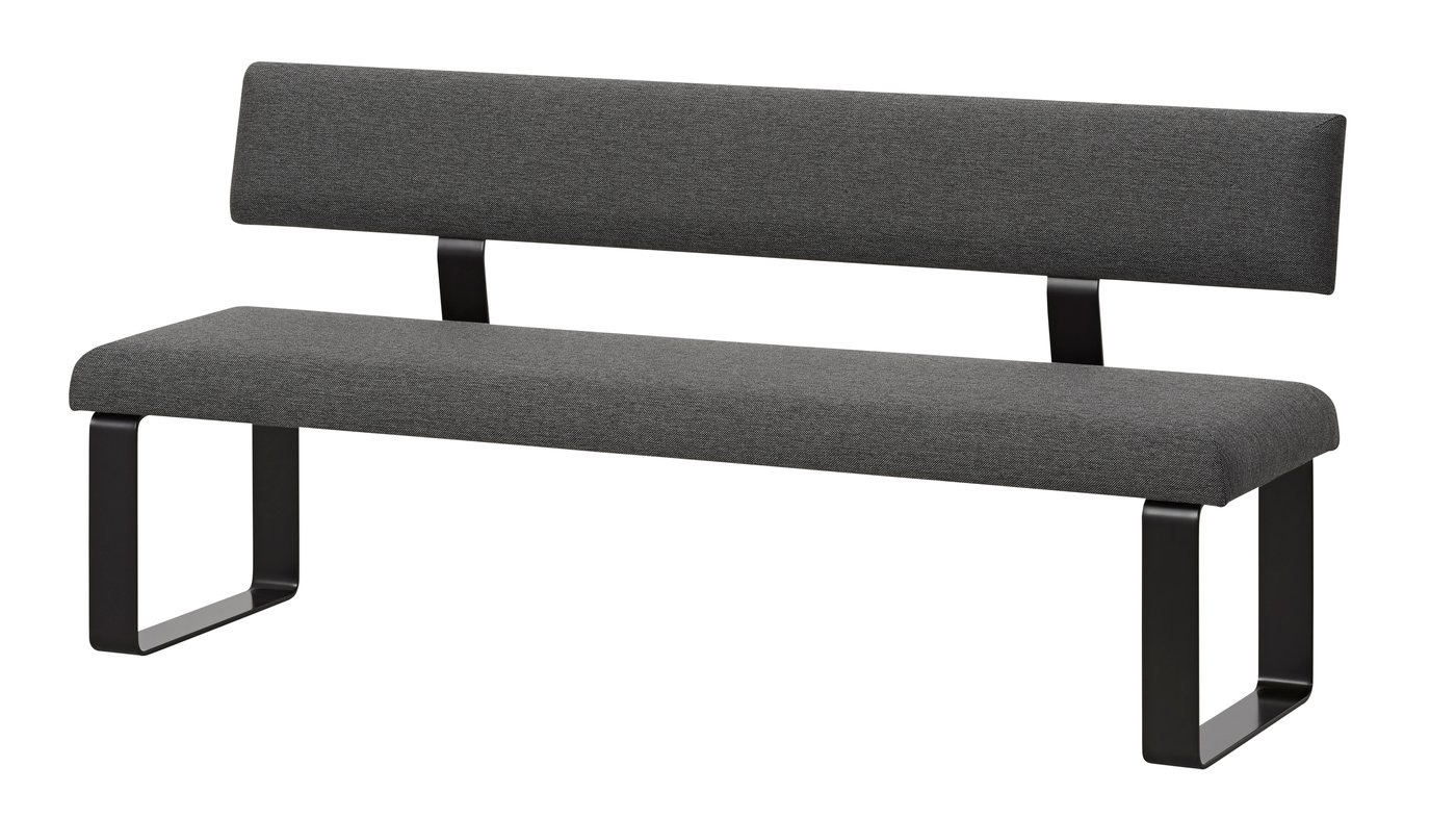 IKEA KARLANTON bänk, grå, 180 cm