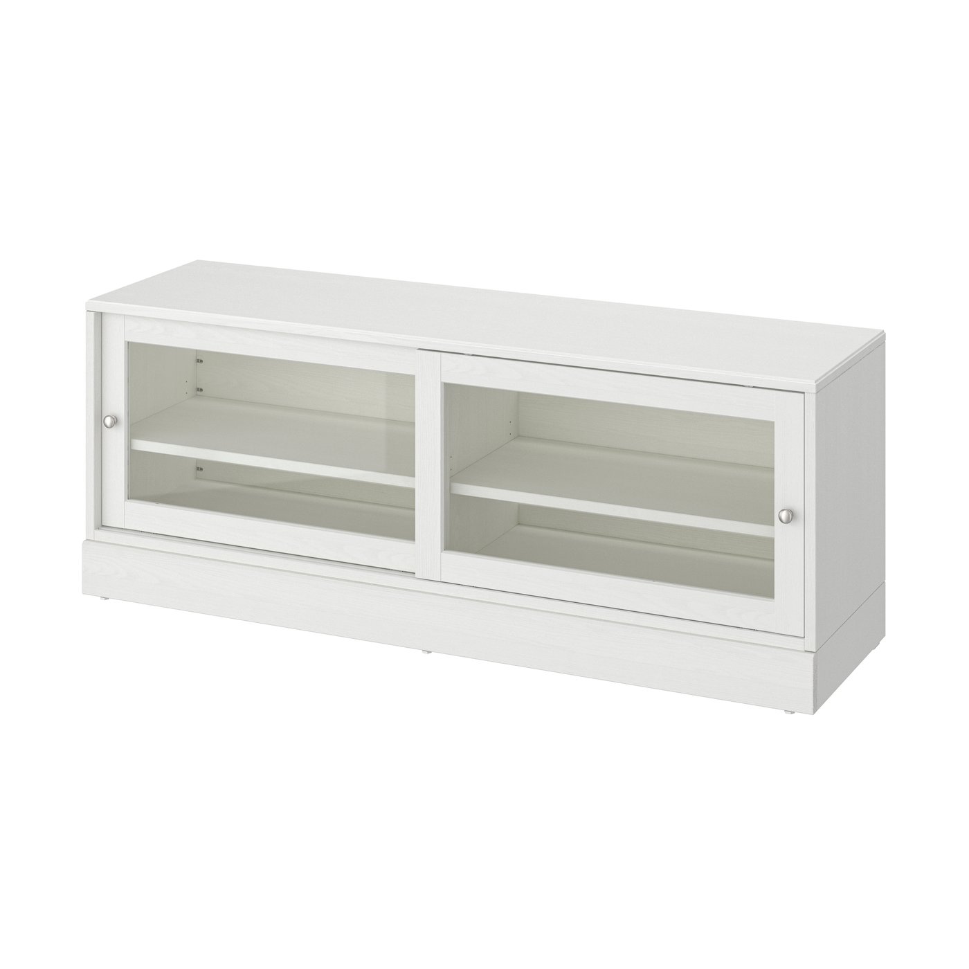 IKEA HAVSTA tv-bänk med sockel, vit, 160x47x62 cm
