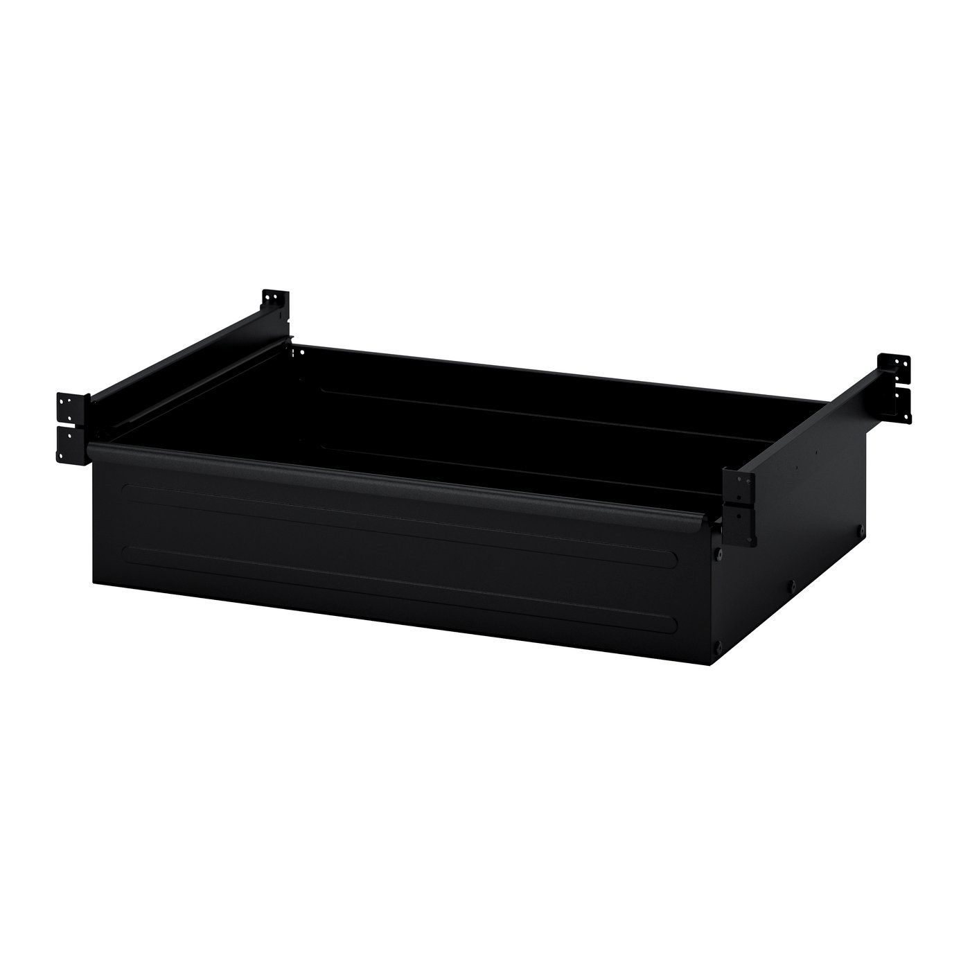 IKEA BROR låda, svart, 84x54 cm