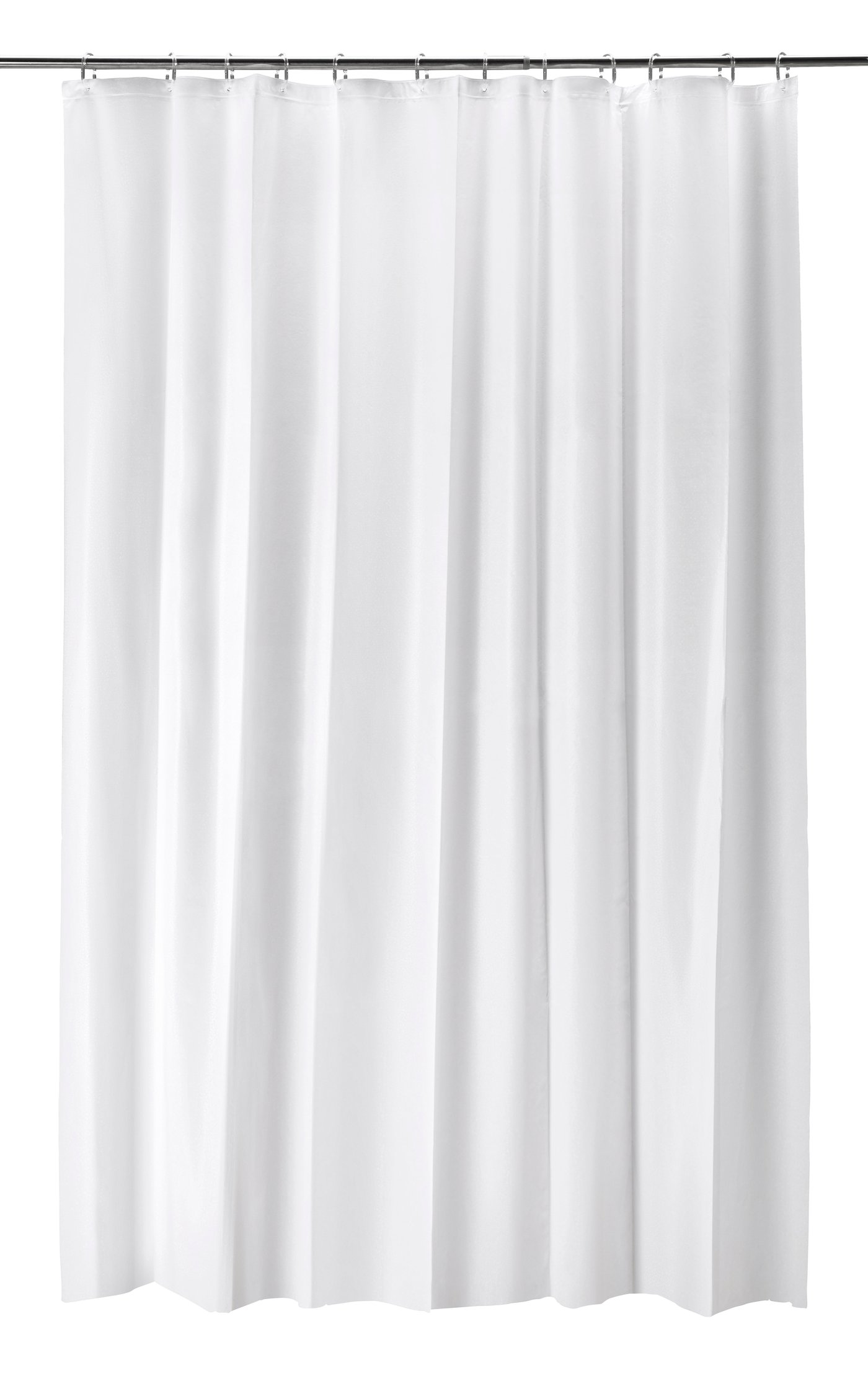 IKEA BJÄRSEN duschdraperi, vit, 180x200 cm