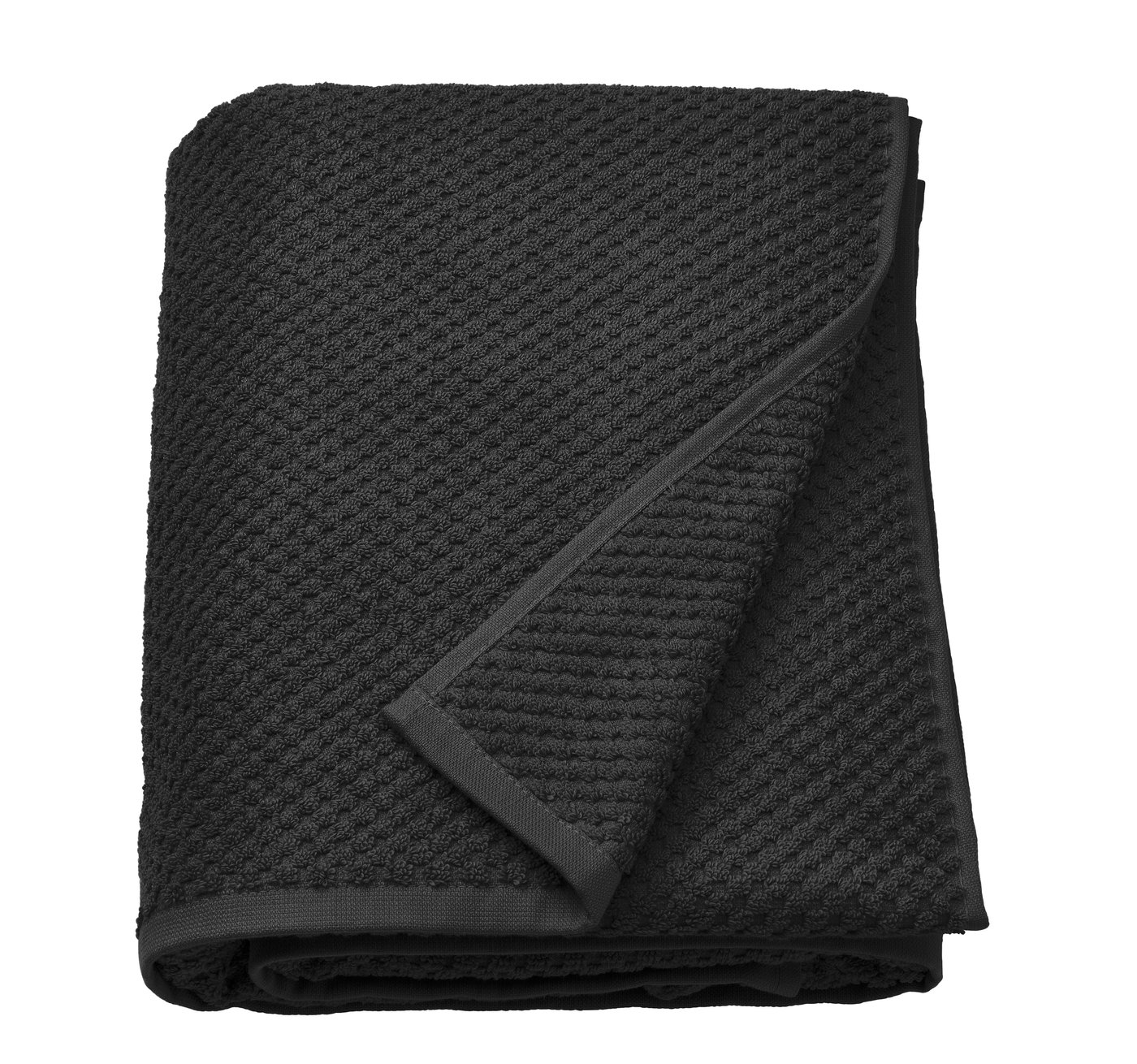 IKEA GULVIAL badlakan, svart, 100x150 cm
