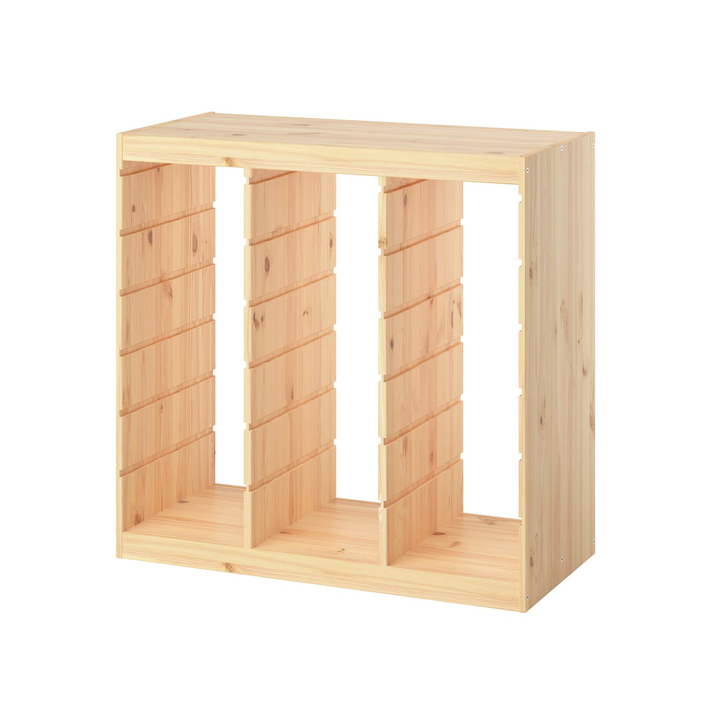 IKEA TROFAST stomme, ljus vitbetsad furu/rumsavdelare, 93x44x91 cm