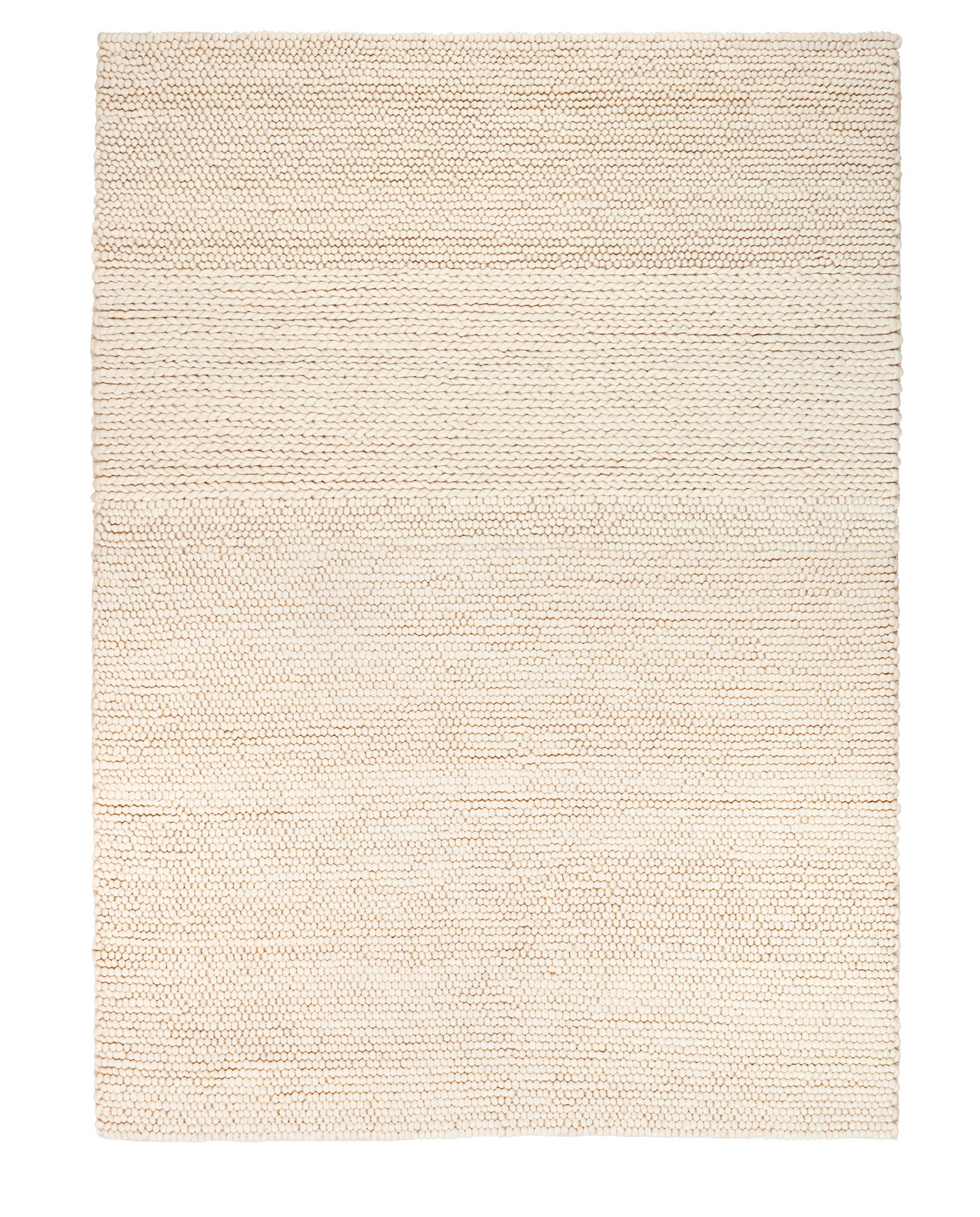 IKEA IBSKER matta, handgjord off-white, 170x240 cm