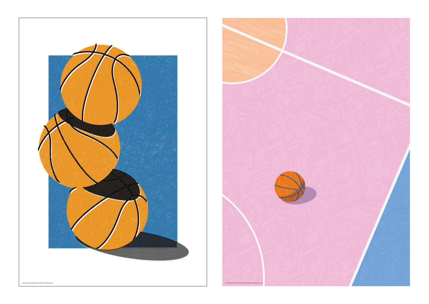 IKEA BILD poster, basketmatch, 21x30 cm, bild