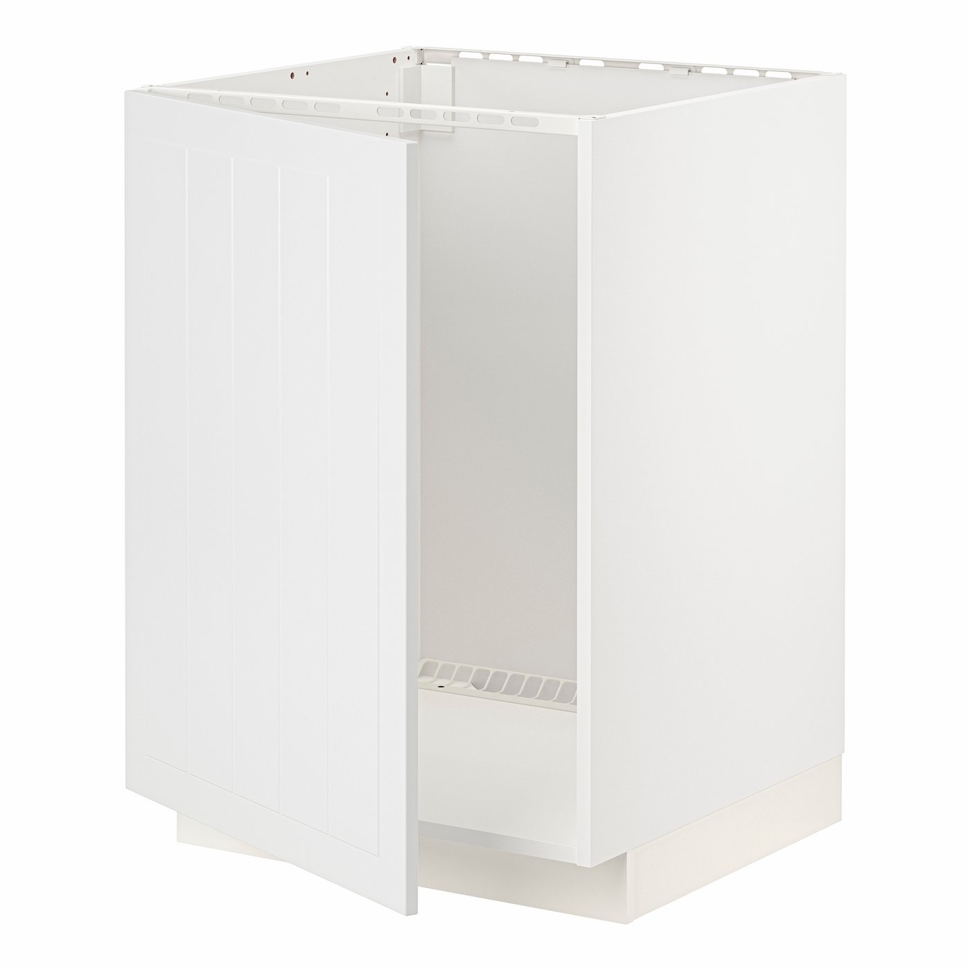 IKEA METOD bänkskåp för diskbänk, vit/stensund vit, 60x60 cm