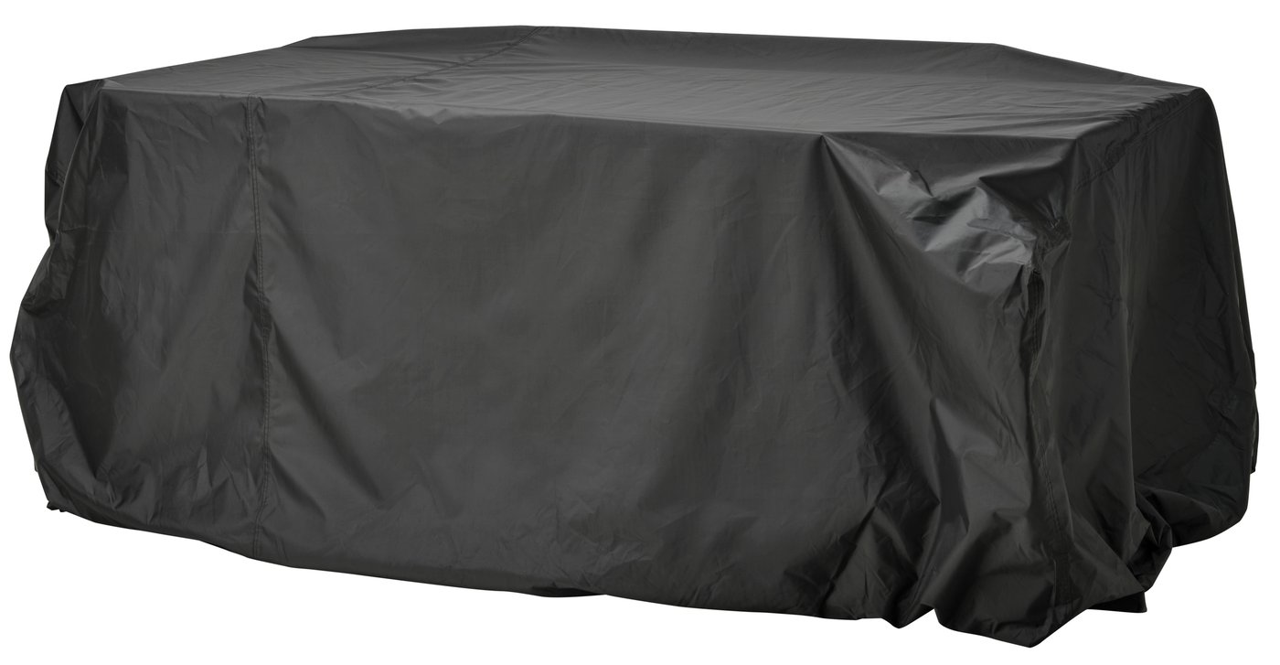 IKEA TOSTERÖ överdrag för utemöbler, soffa/svart, 220x220 cm