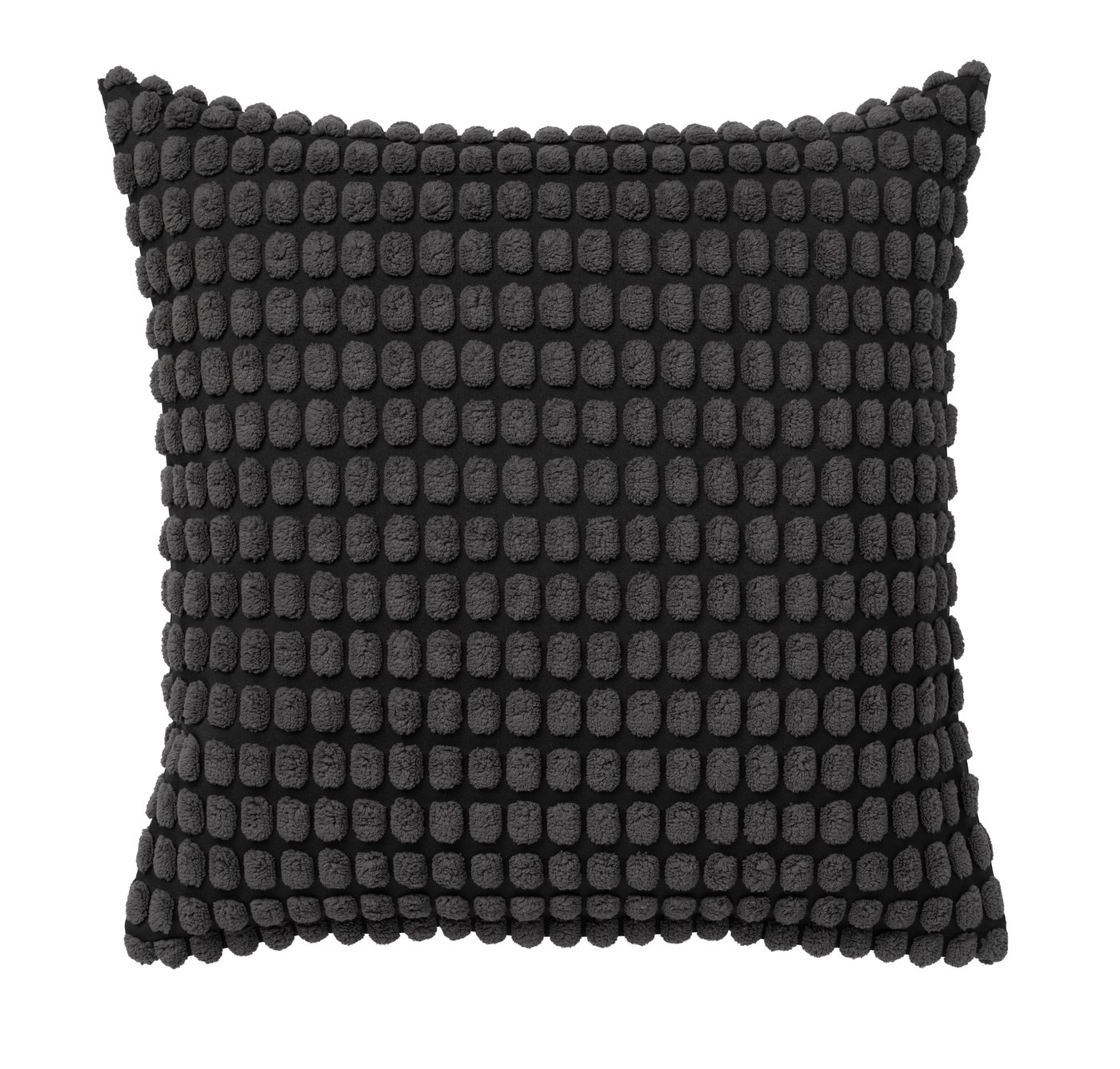 IKEA SVARTPOPPEL kuddfodral, antracit, 50x50 cm