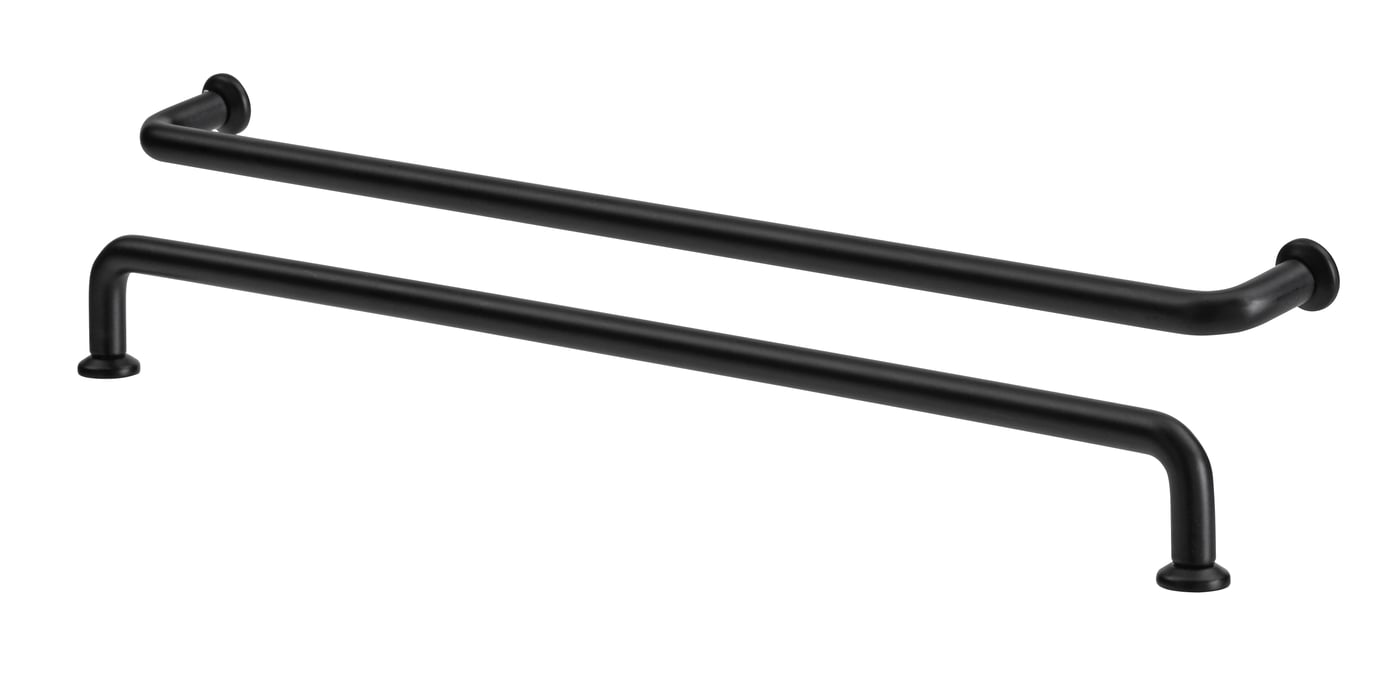 IKEA BAGGANÄS handtag, svart, 335 mm