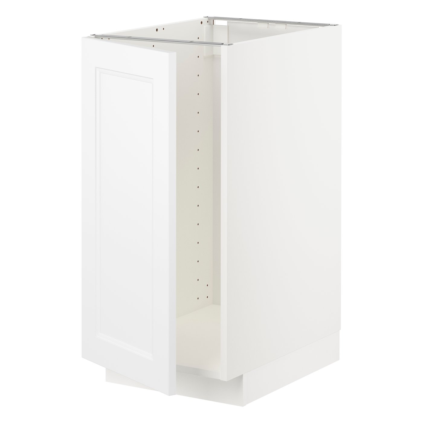 IKEA METOD bänkskåp f diskbänk/sopsortering, vit/axstad matt vit, 40x60 cm