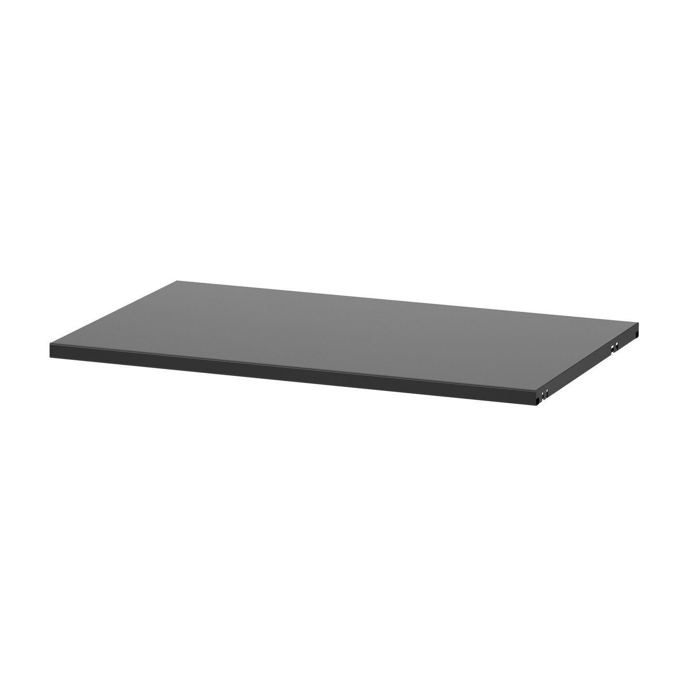 IKEA BOAXEL hyllplan, metall antracit, 60x40 cm