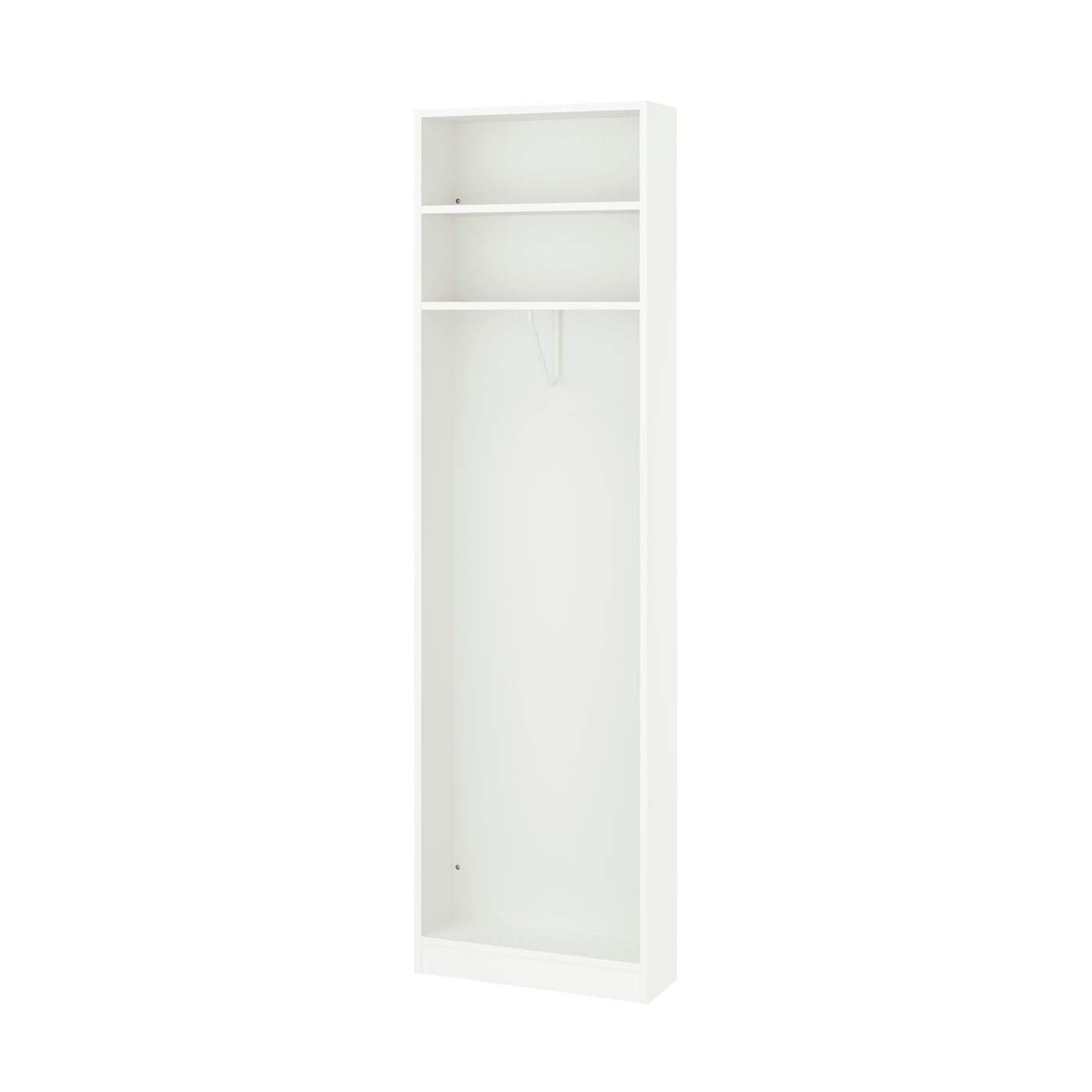 IKEA PAX påbyggnadsdel ändsektion, vit, 20x58x201 cm