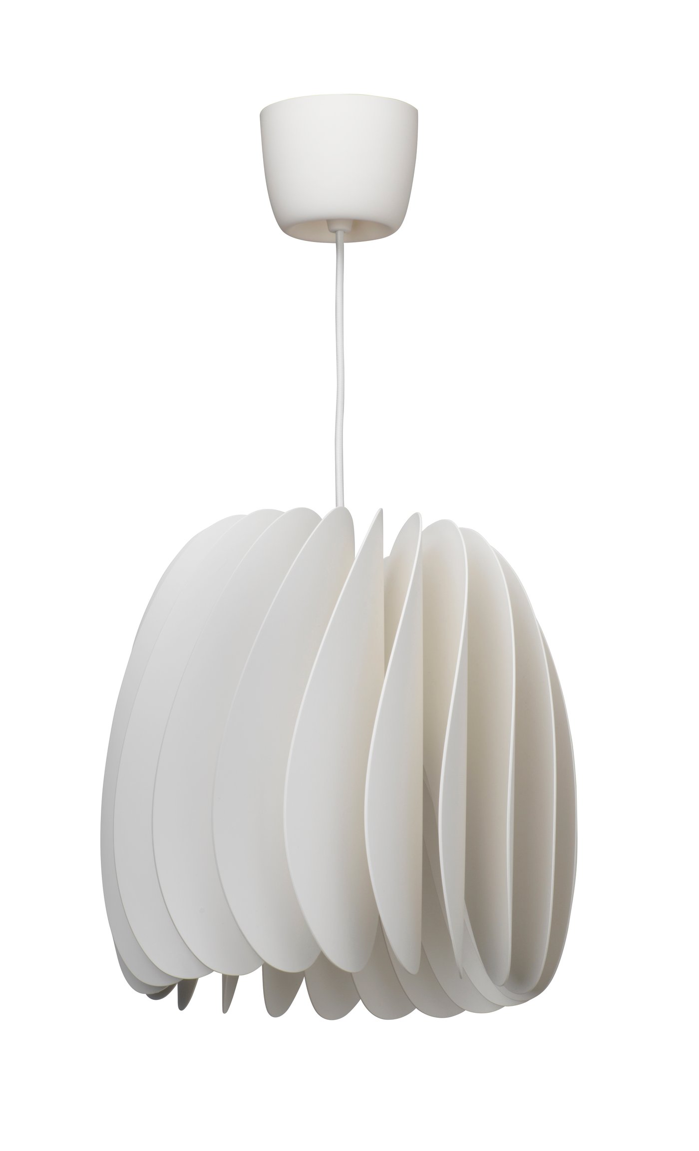 IKEA SKYMNINGEN taklampa, vit, 42 cm