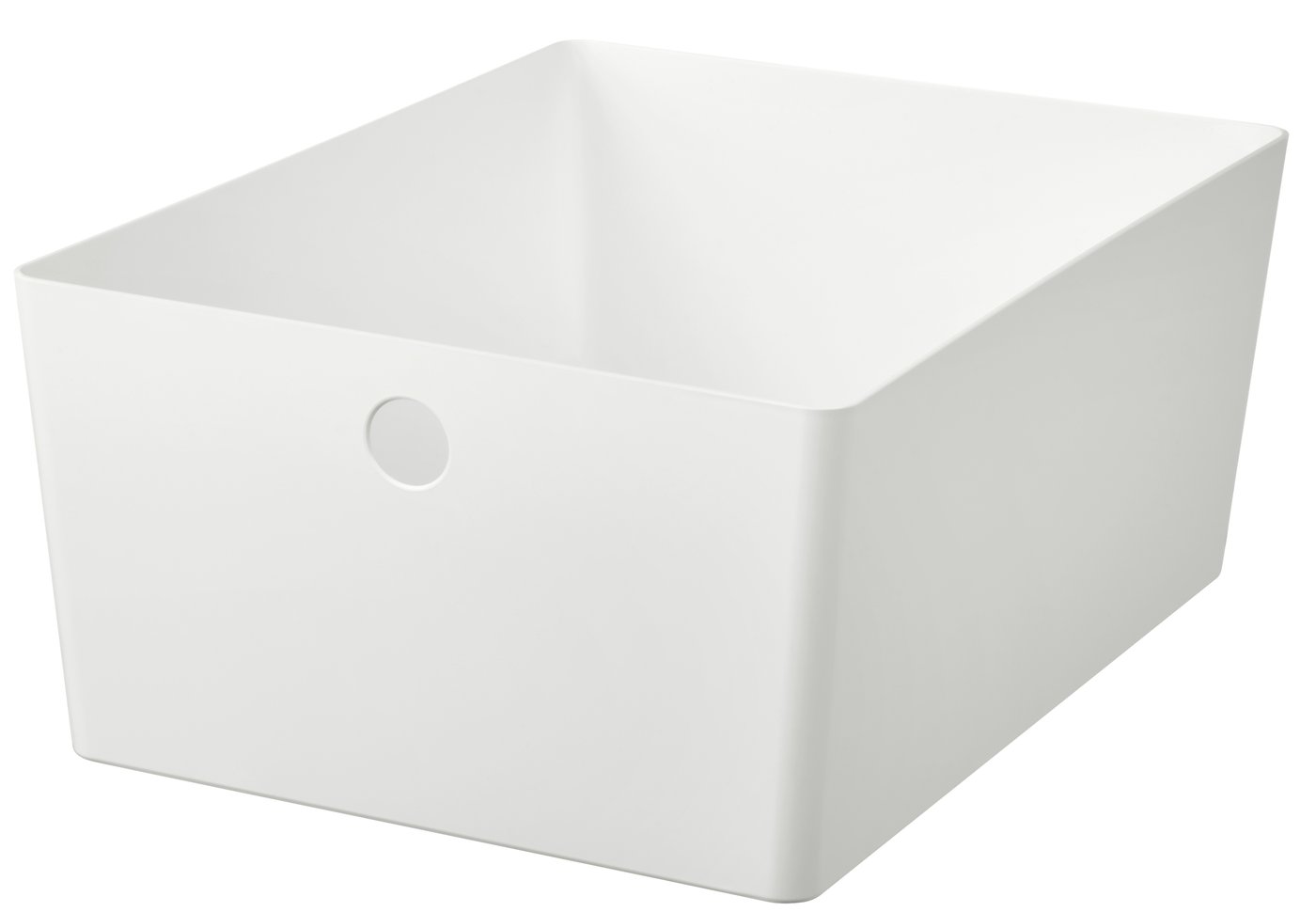 IKEA KUGGIS låda, vit, 26x35x15 cm