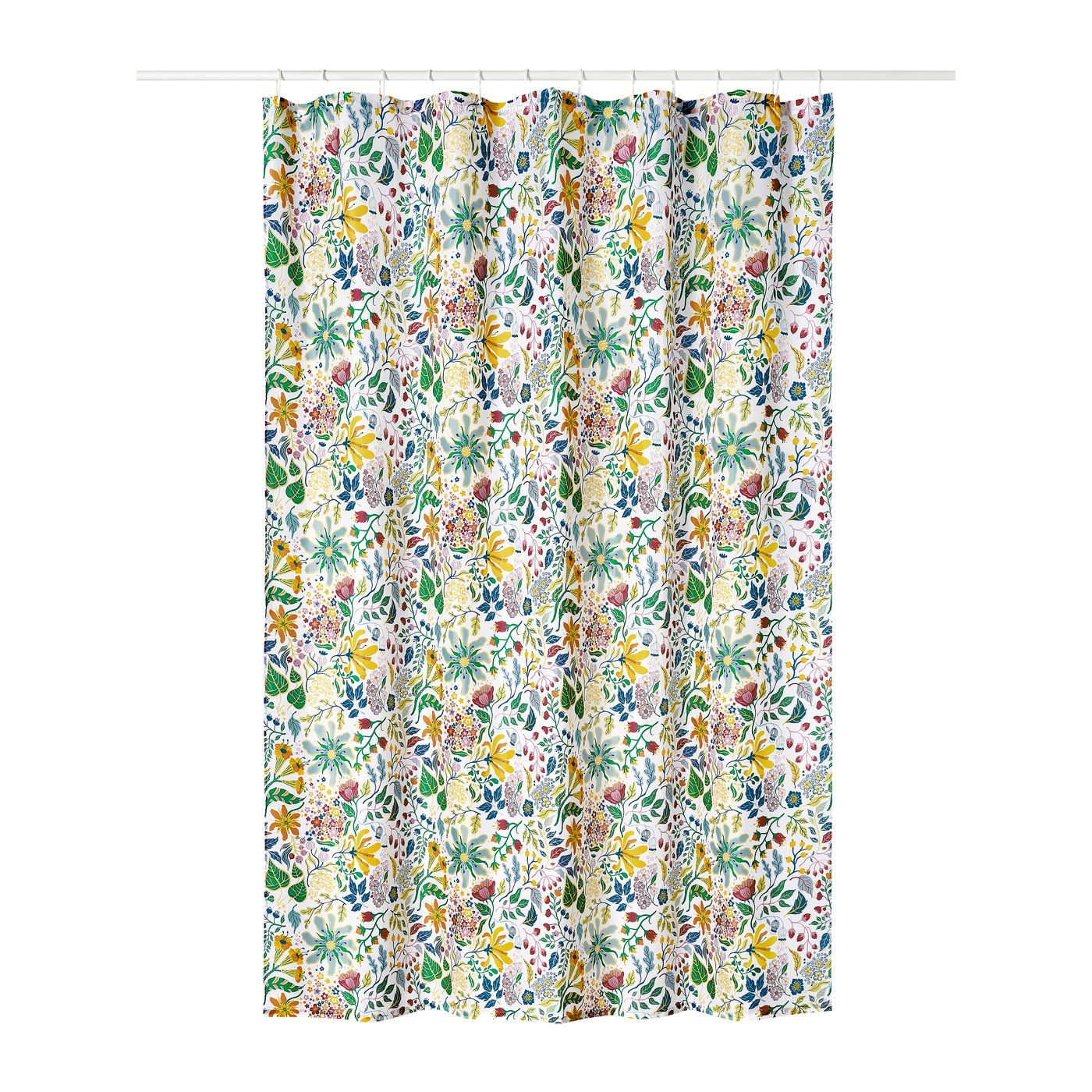 IKEA STRANDLUMMER duschdraperi, flerfärgad, 180x200 cm