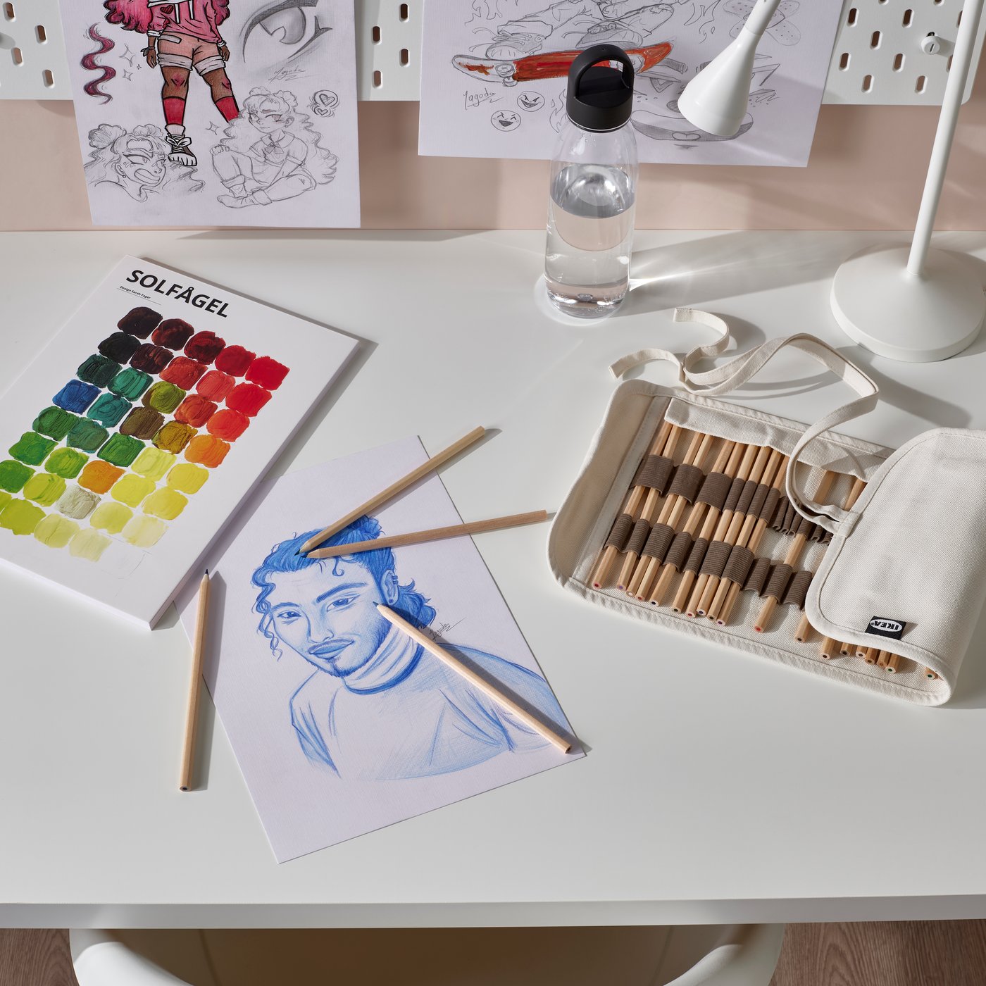 IKEA SOLFÅGEL ritset, 3 delar