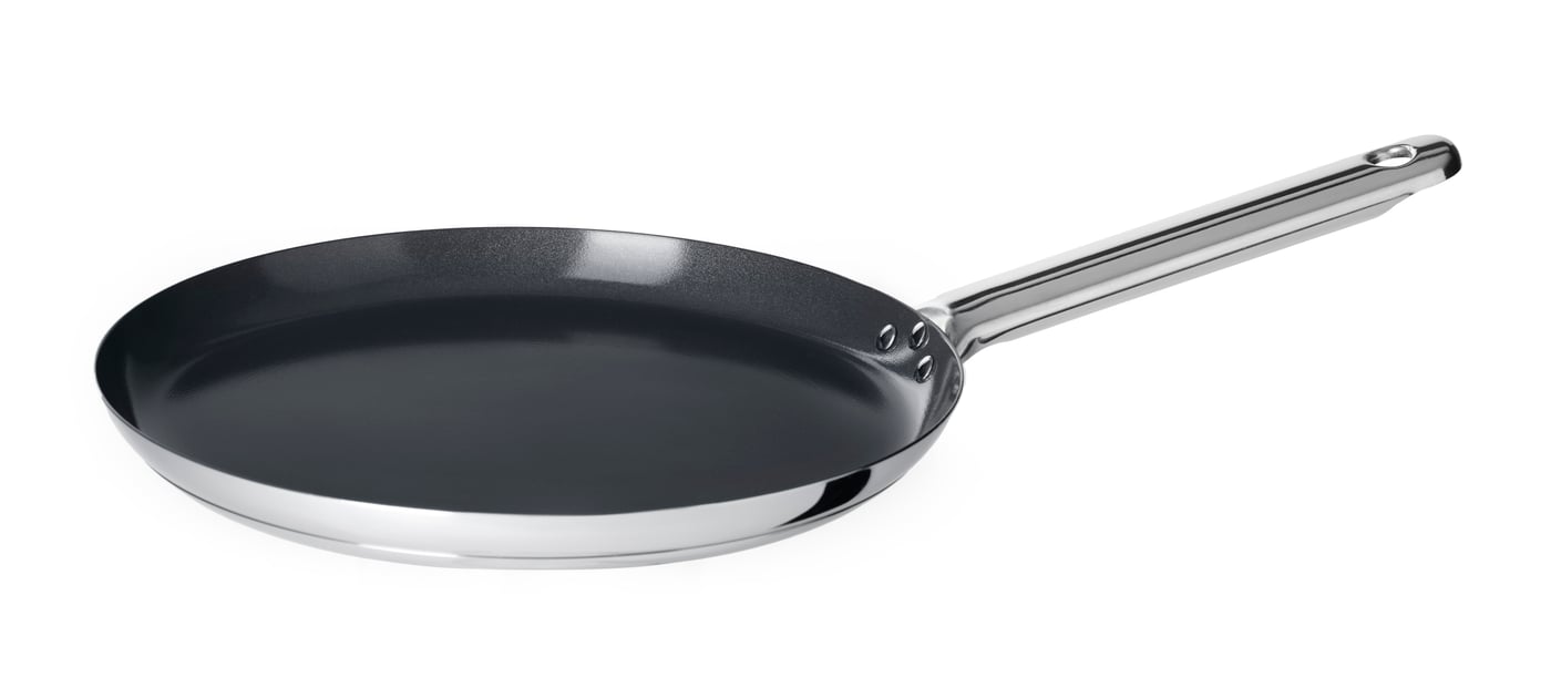IKEA 365+ crêpe-/pannkakspanna, rostfritt stål/non-stick beläggning, 24 cm