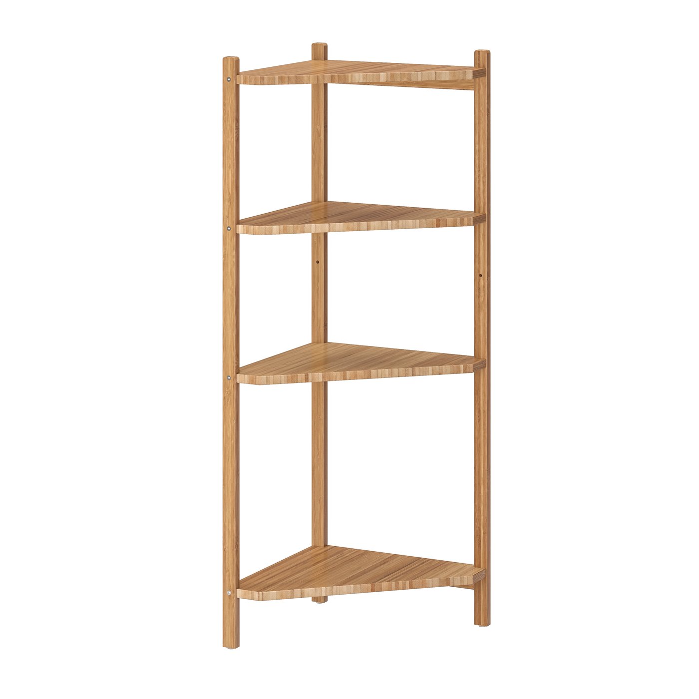 IKEA RÅGRUND hörnhylla, bambu, 34x99 cm