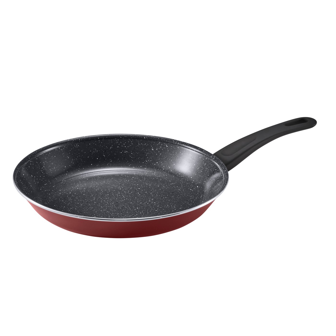 IKEA HEMLAGAD stekpanna, non-stick beläggning röd, 24 cm