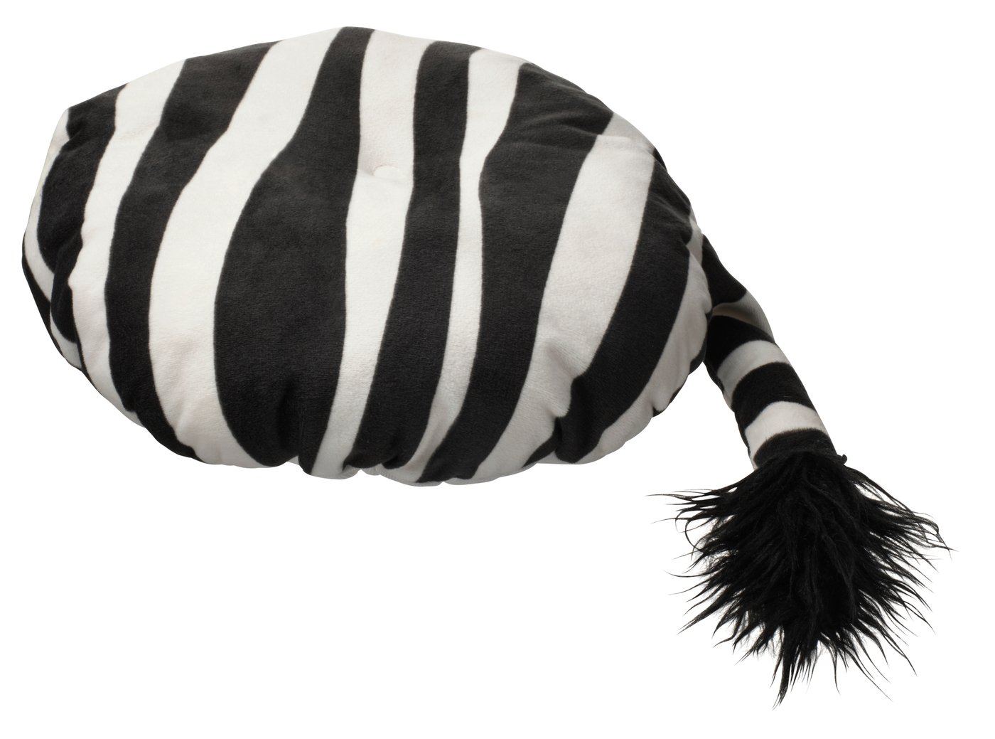 IKEA SANDLÖPARE klädsel för pall, svart vit/zebramönster, 38 cm