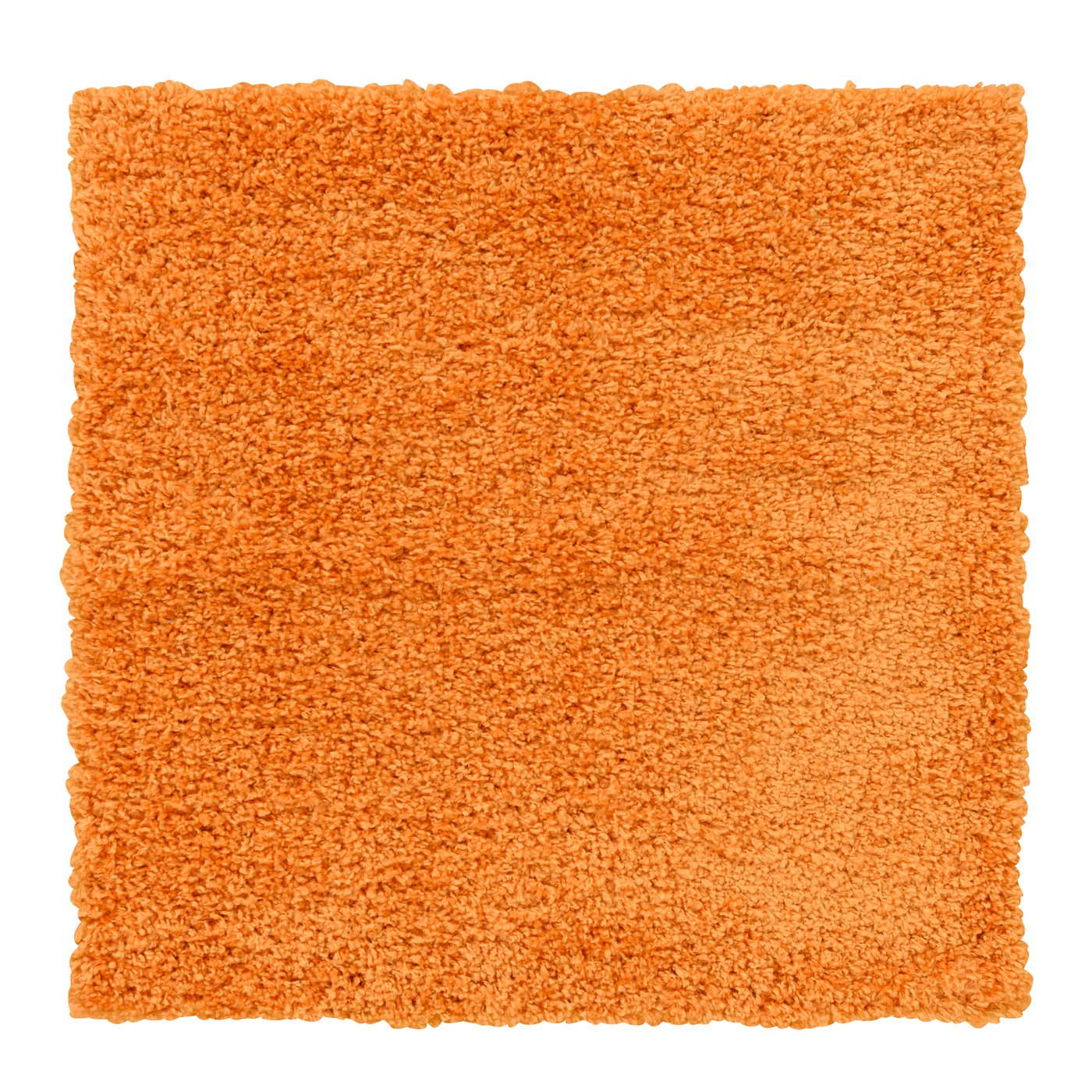 IKEA ÄRENDE matta, lång lugg, orange, 80x80 cm