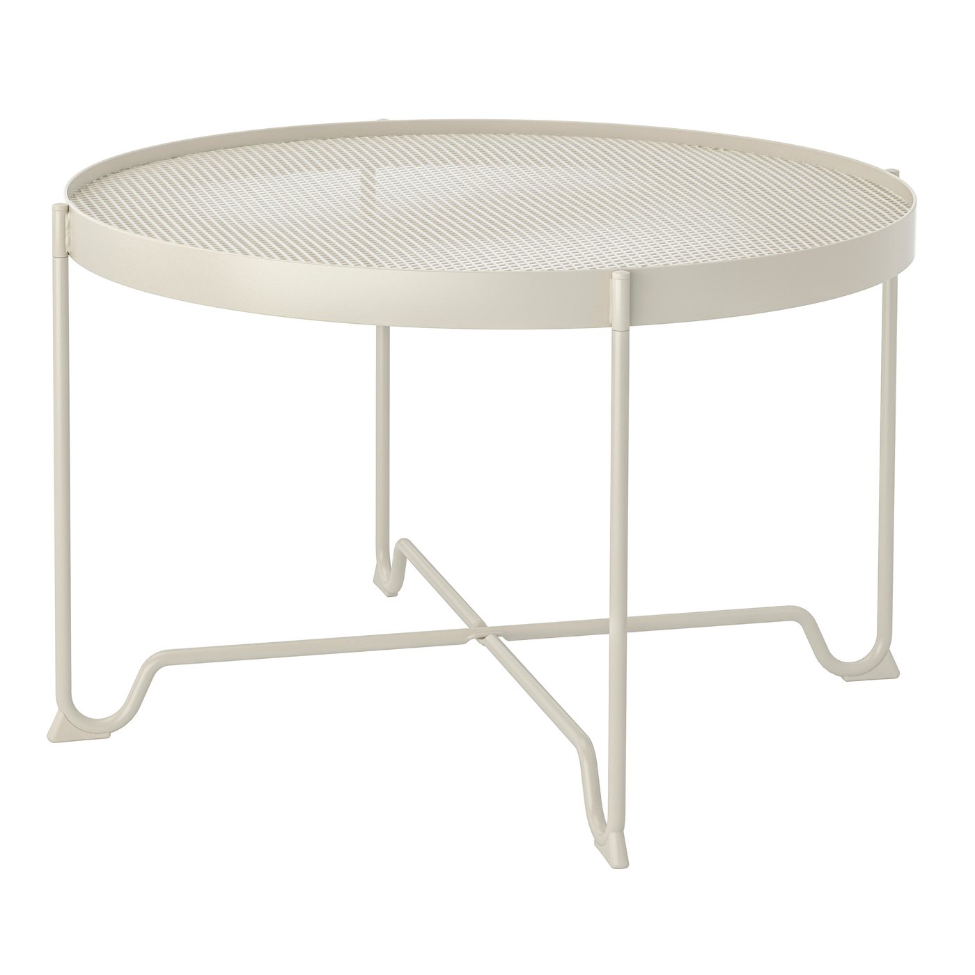 IKEA KROKHOLMEN soffbord, utomhus, beige, 73 cm