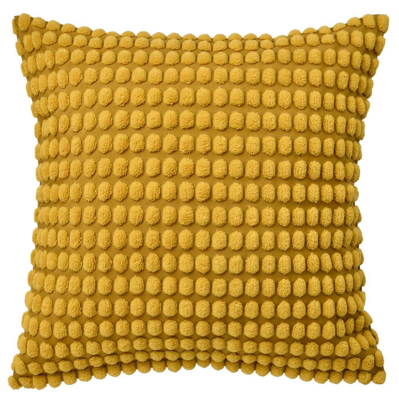 IKEA SVARTPOPPEL kuddfodral, gul, 50x50 cm
