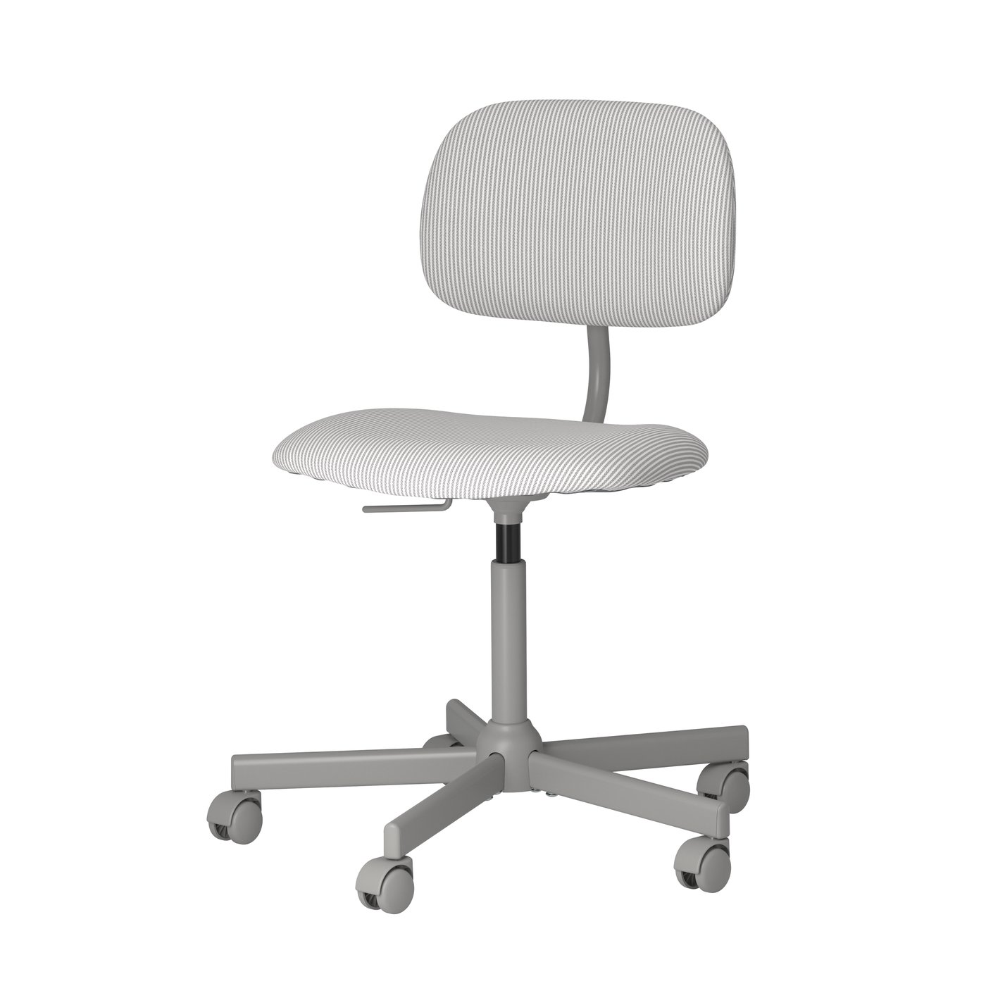 IKEA BLECKBERGET kontorsstol, klovsta vit/grå, skrivbordsstol