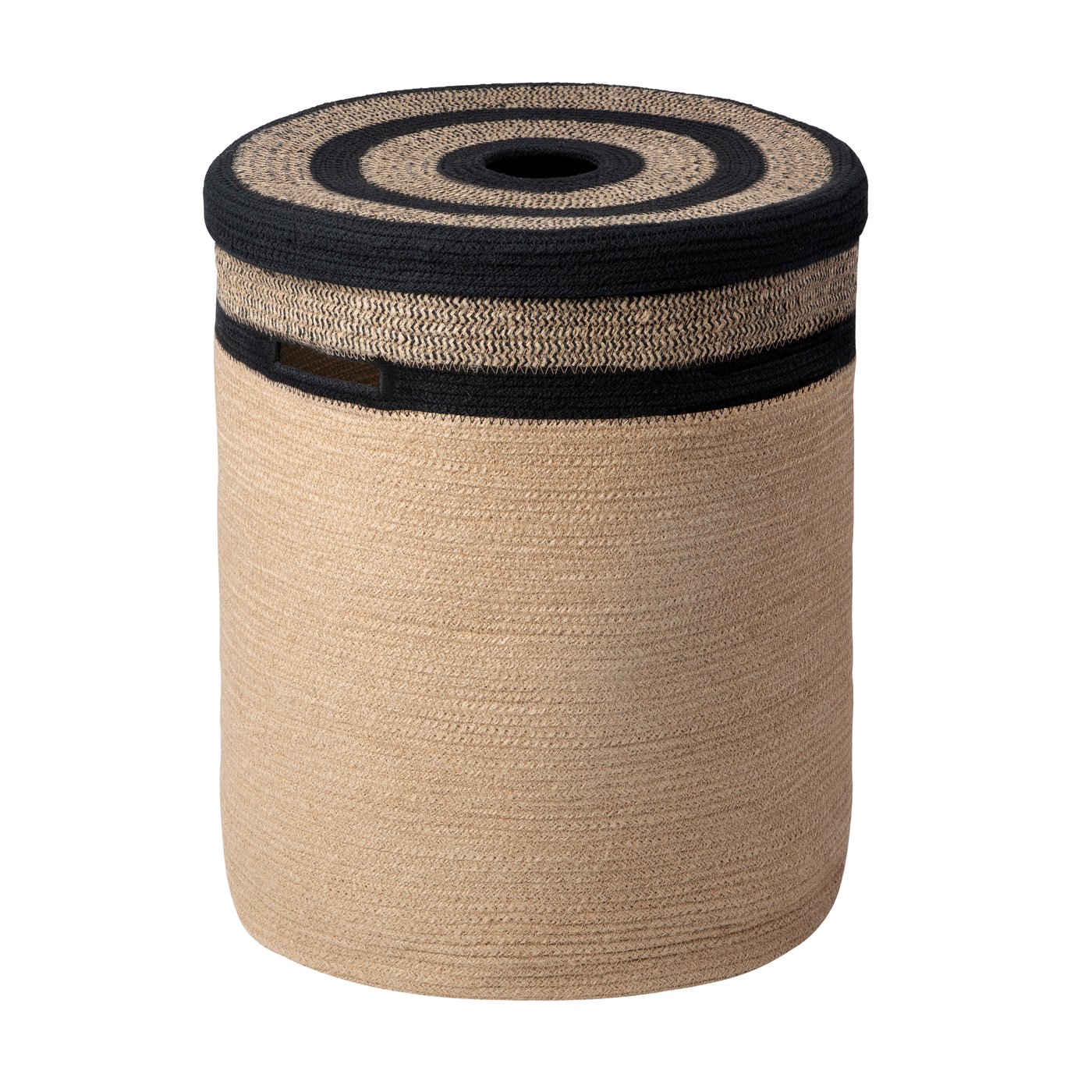 IKEA MÄVINN tvättkorg, jute/bomull