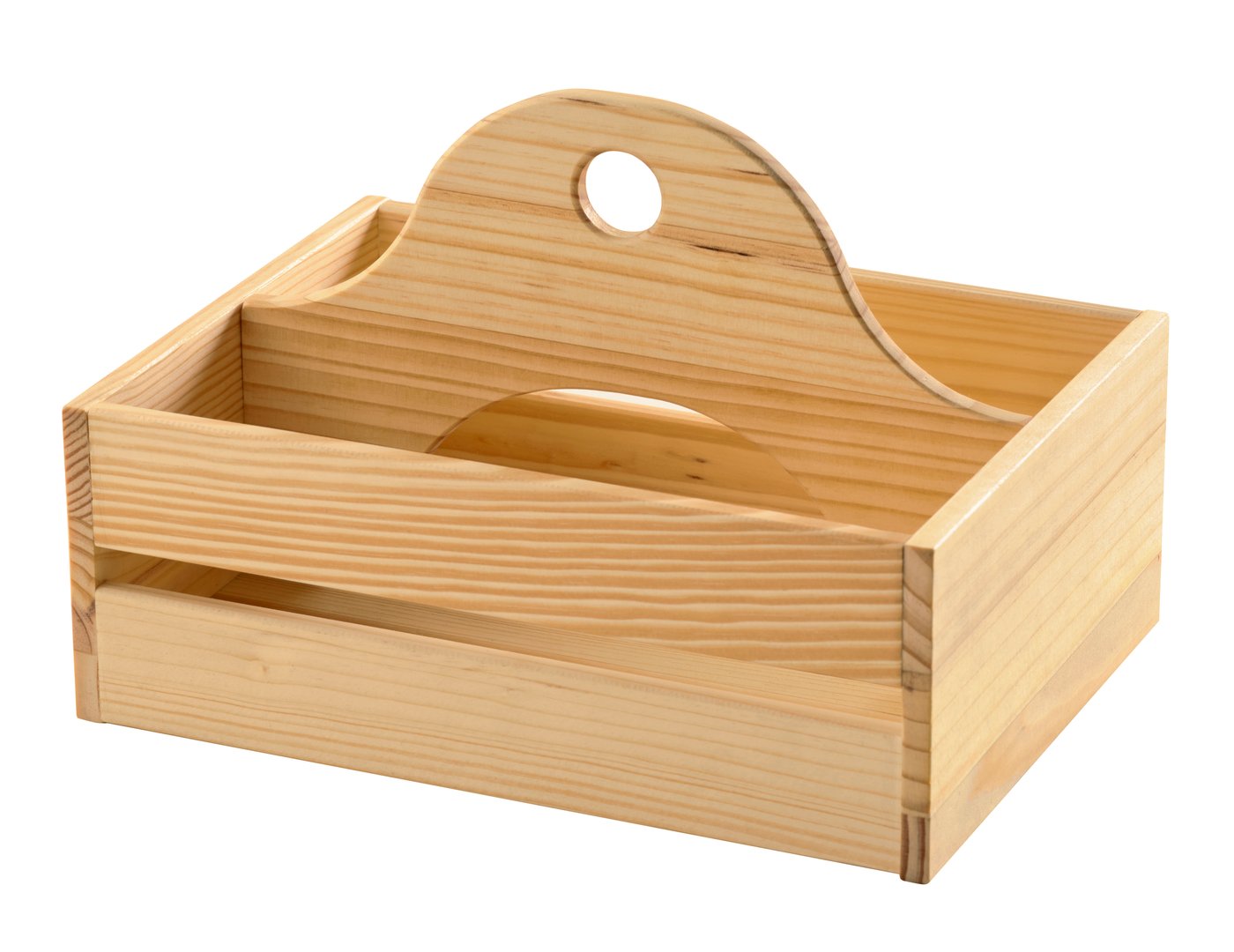 IKEA CHOKLADHAJ förvaringskorg, trä, 25x18 cm