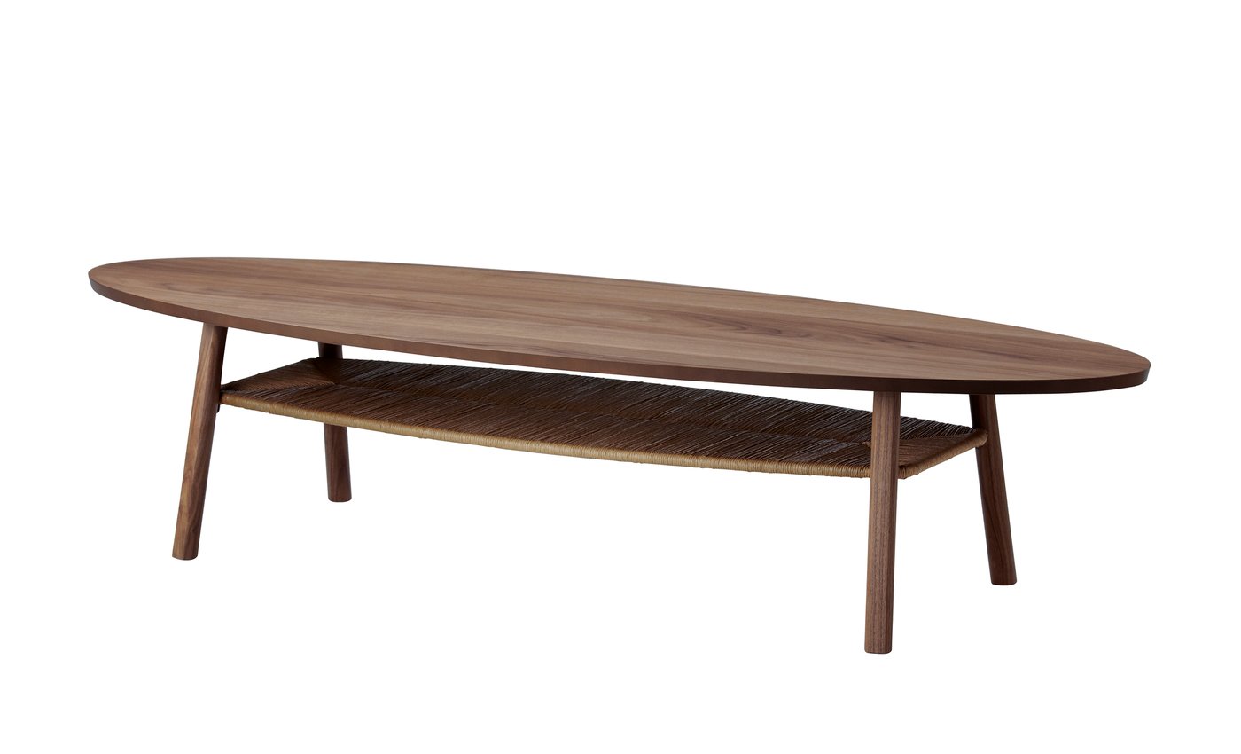 IKEA STOCKHOLM soffbord, valnötsfaner, 180x59 cm