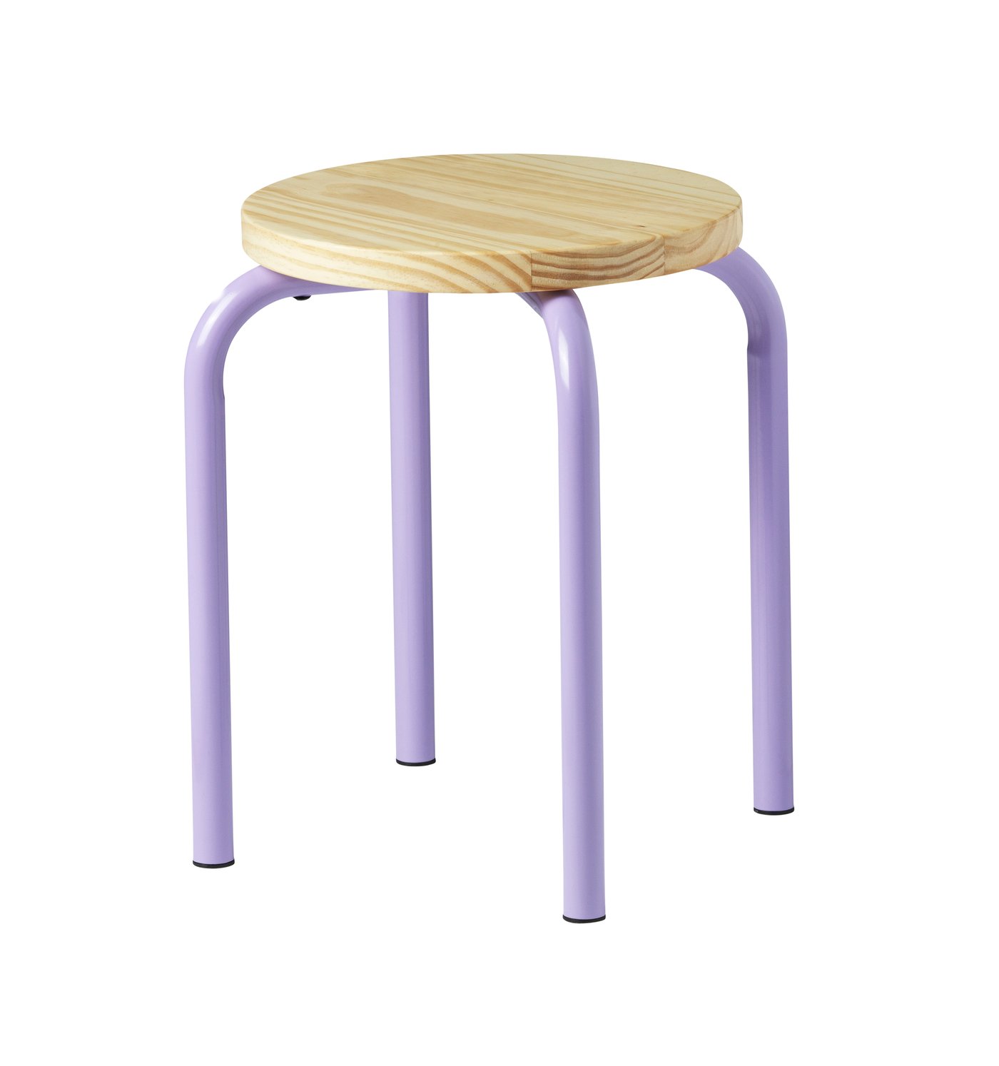 IKEA DOMSTEN pall, lila/furu
