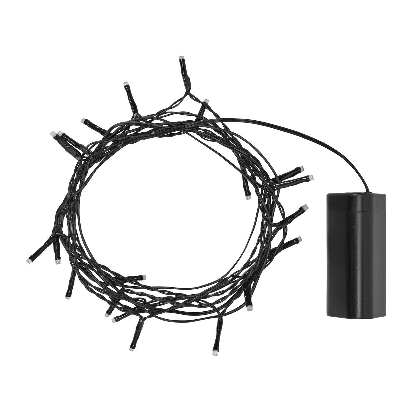 IKEA GETKÅL LED ljusslinga, justerbar färg batteridriven/utomhus, 4.5 m