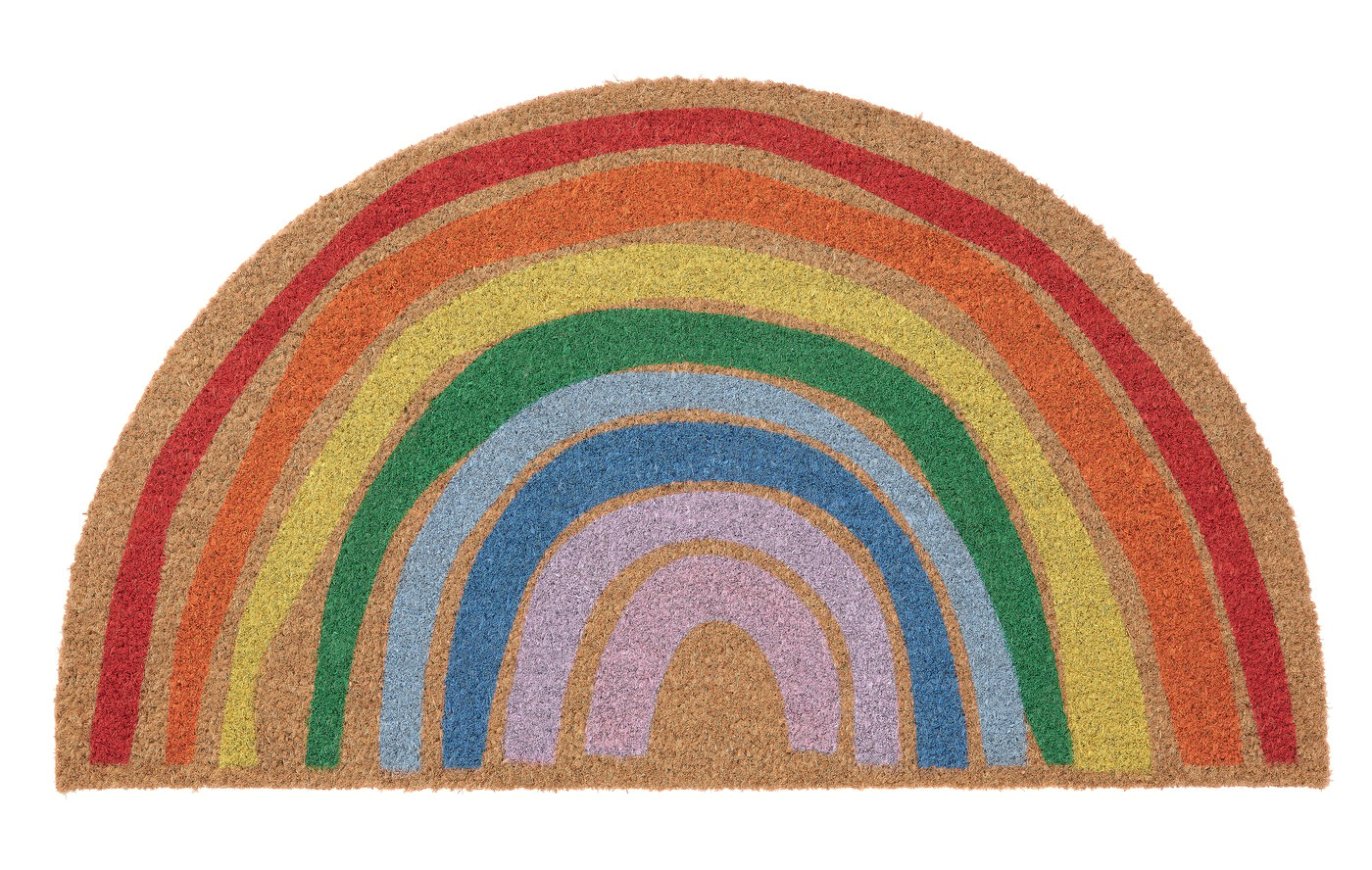 IKEA PILLEMARK dörrmatta, inomhus, regnbåge, 50x90 cm