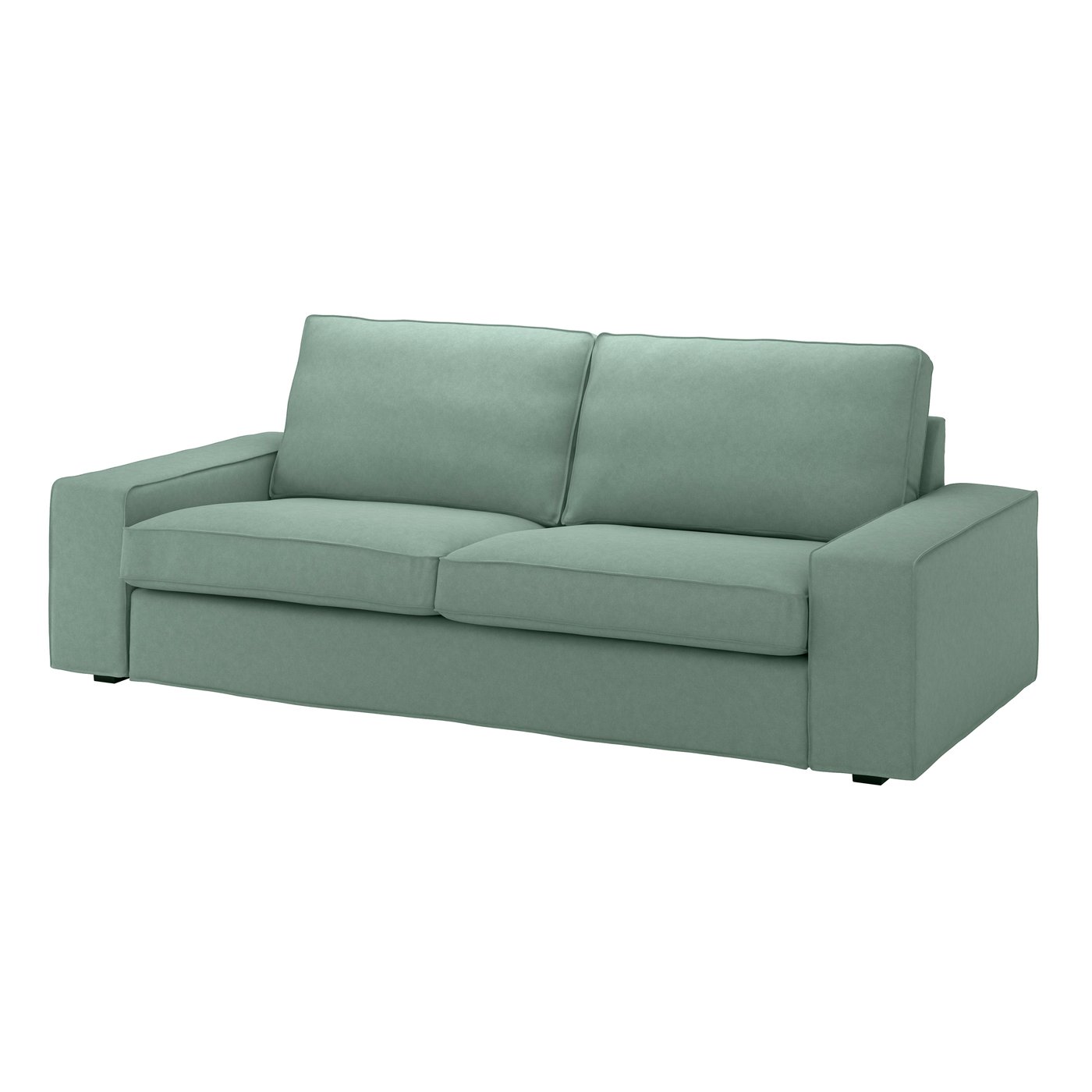 IKEA KIVIK klädsel till 3-sitssoffa, tallmyra ljusgrön