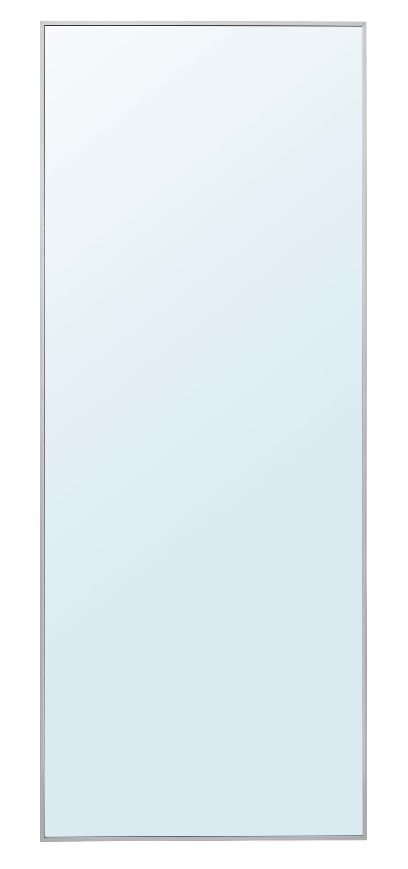 IKEA HOVET spegel, aluminium, 78x196 cm