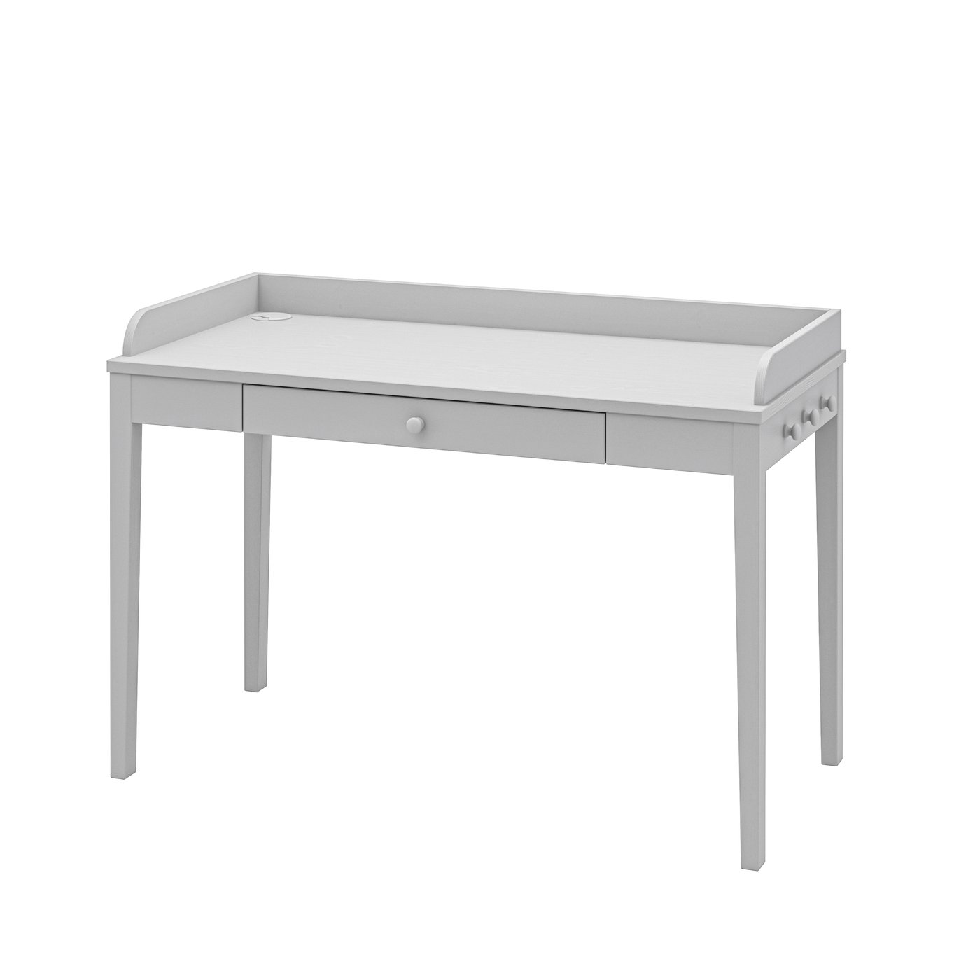 IKEA SMYGA skrivbord, ljusgrå, 122x60 cm