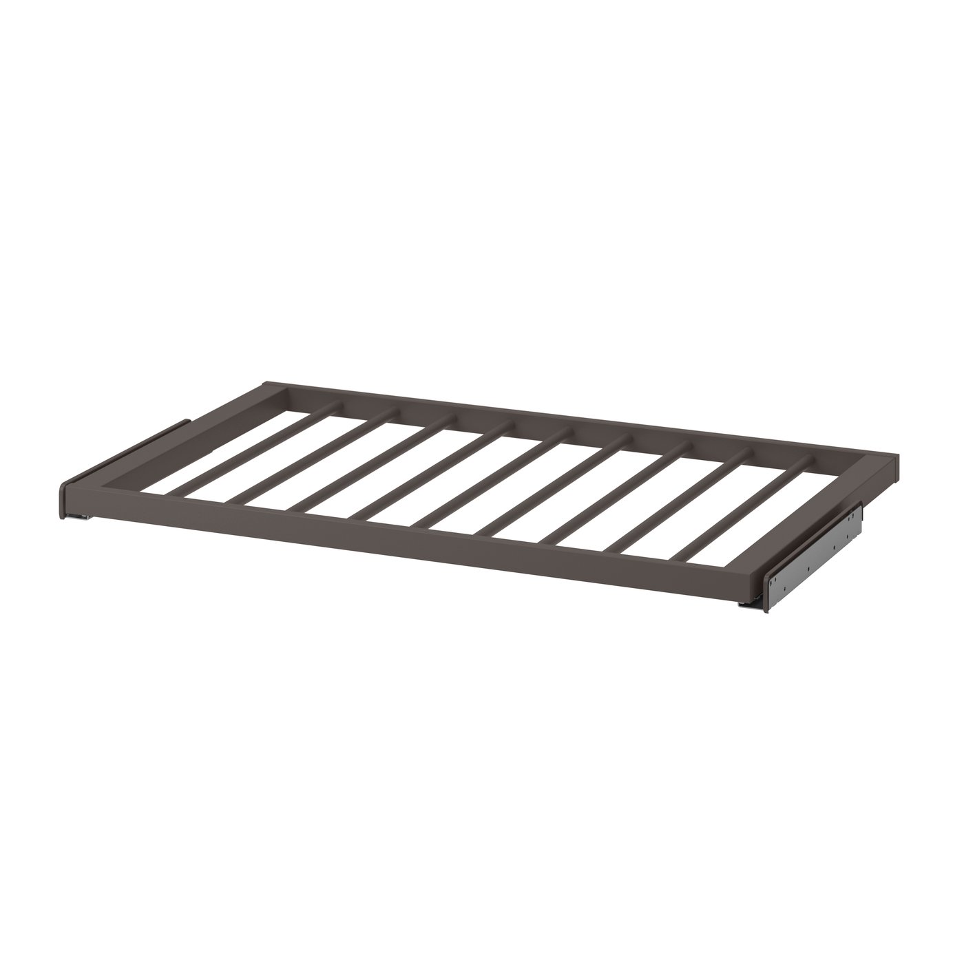 IKEA KOMPLEMENT utdragbar byxhängare, mörkgrå, 100x58 cm