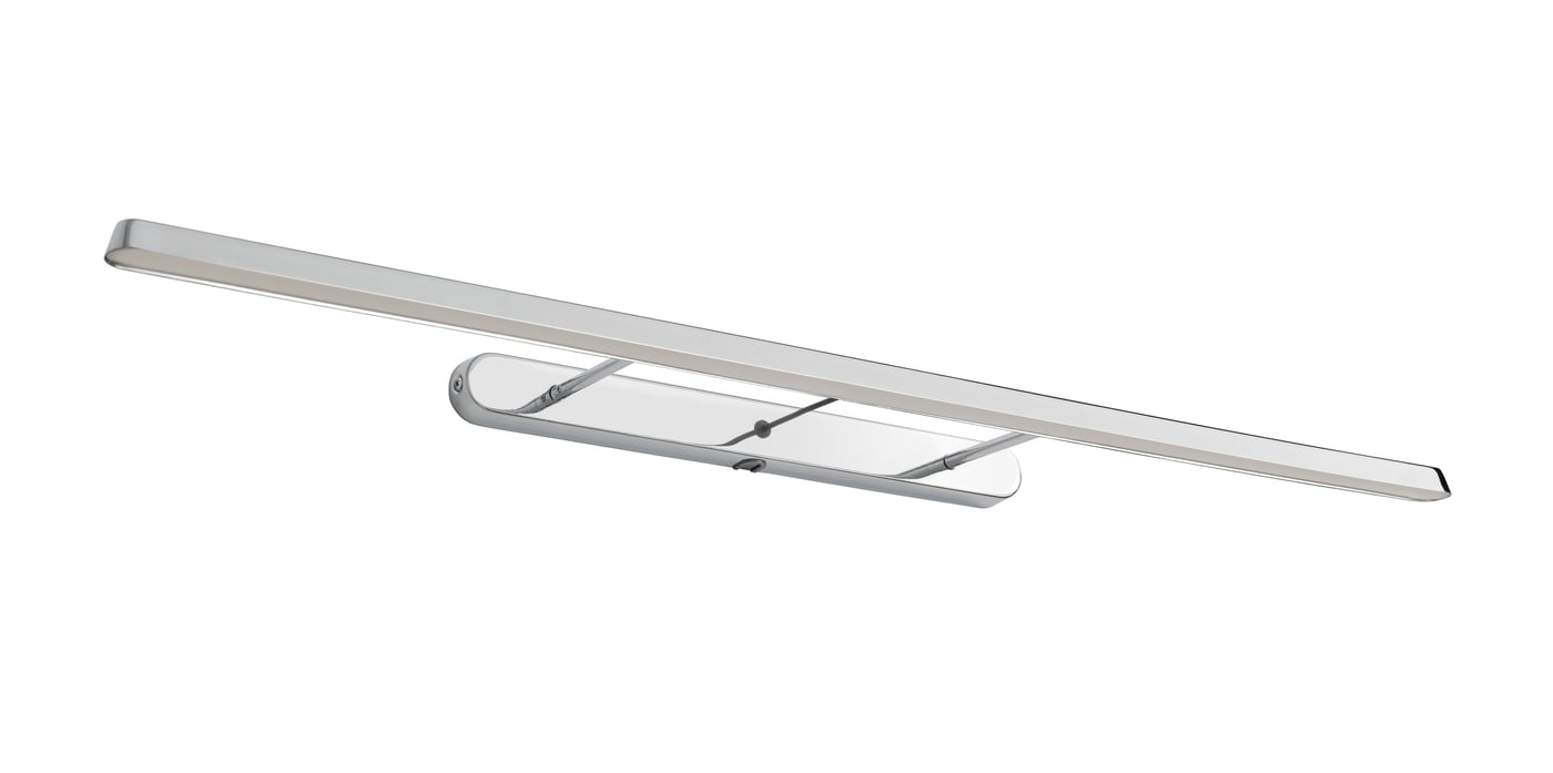 IKEA FLASKPOST LED skåp-/vägglampa, förkromad, 82 cm